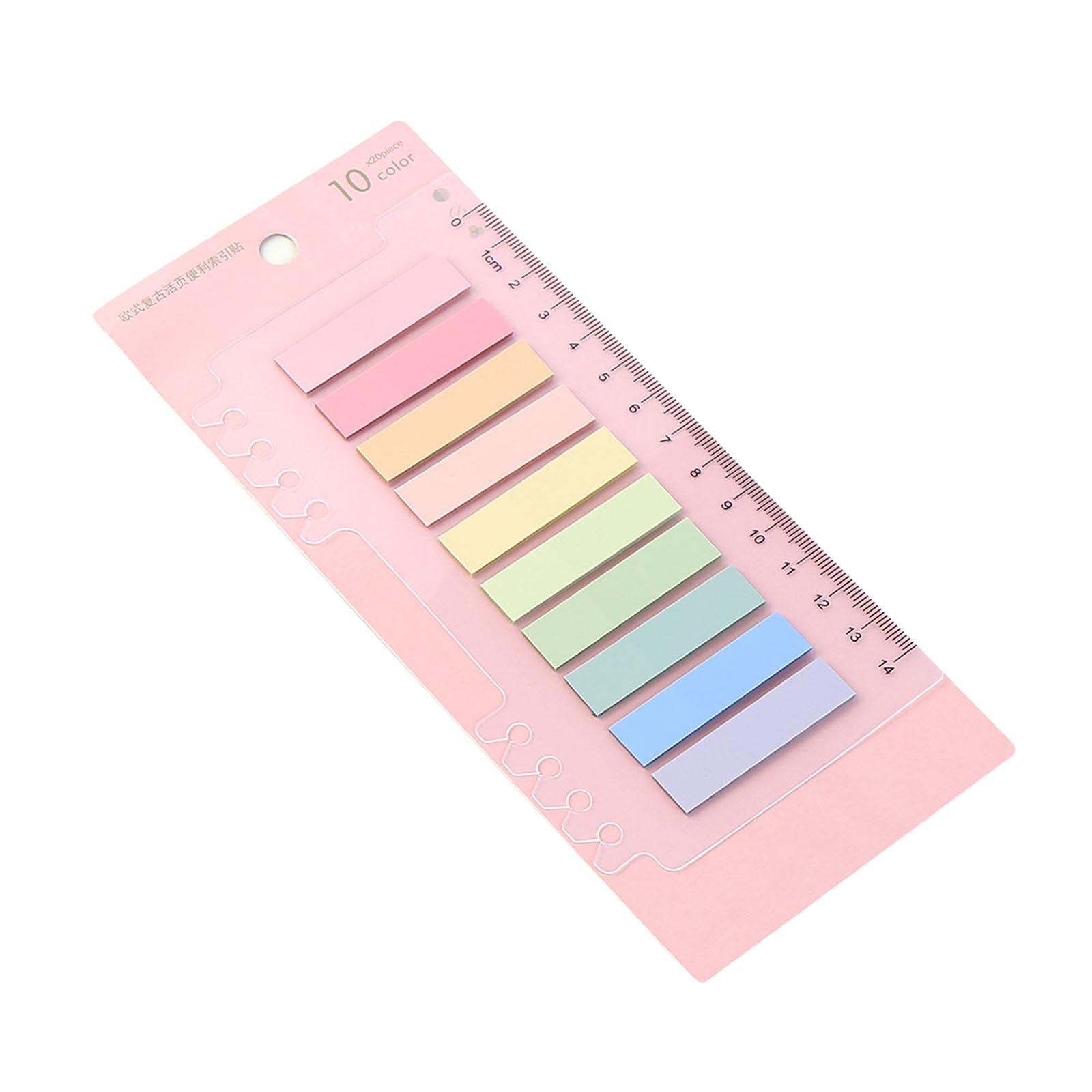 Writable Sticky Notes Index Tabs Macaron Labels Morandi for Filing Cabinets full color