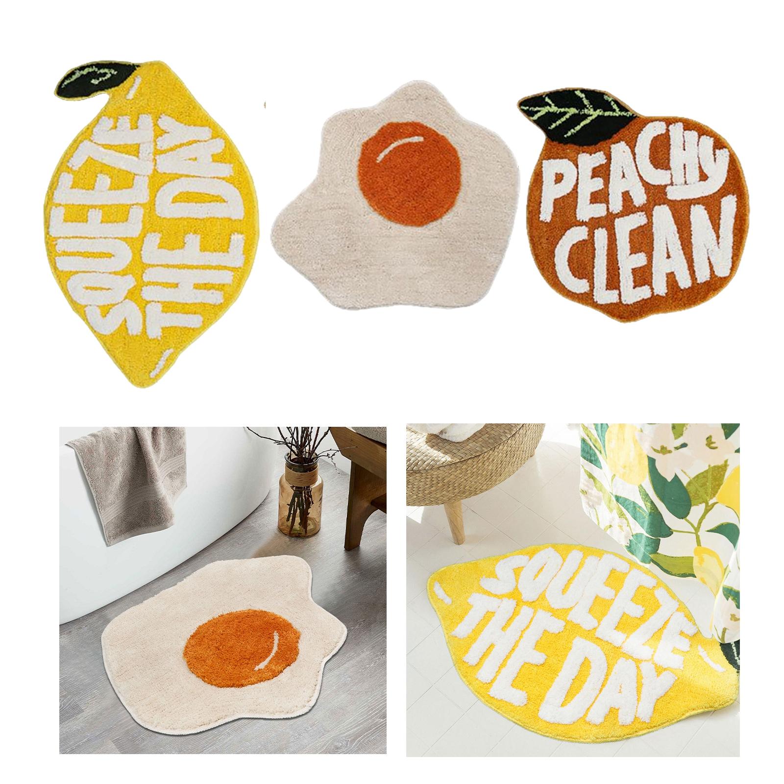 Cartoon Bathroom Mat Anti Slip for Shower Room Bathtub Side Decoration 50x76CM