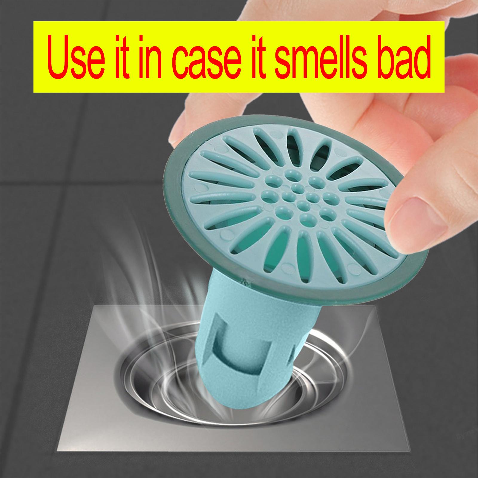 Deodorant Floor Drain Core Anti-Odor Backflow Preventer for Bathroom Kitchen Green