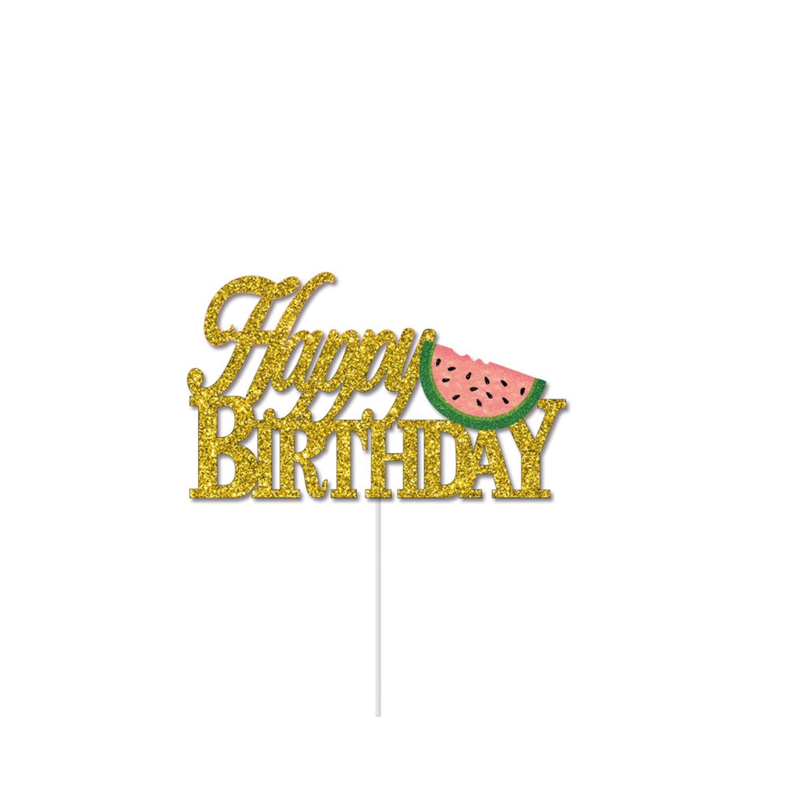 Photo Frame Banner Birthday Party Decor for Watermelon Themed Party Hotel