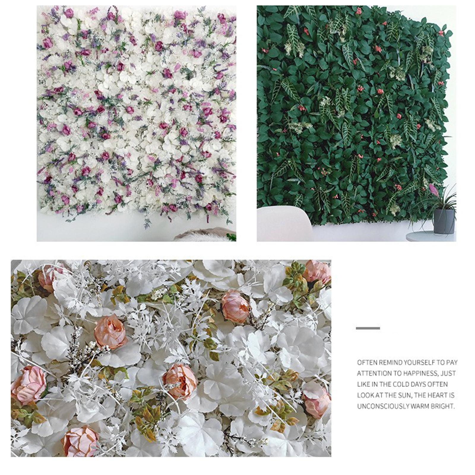 40x60cm Artificial Plant Panel Wedding Backdrop DIY for Festival Lawns A