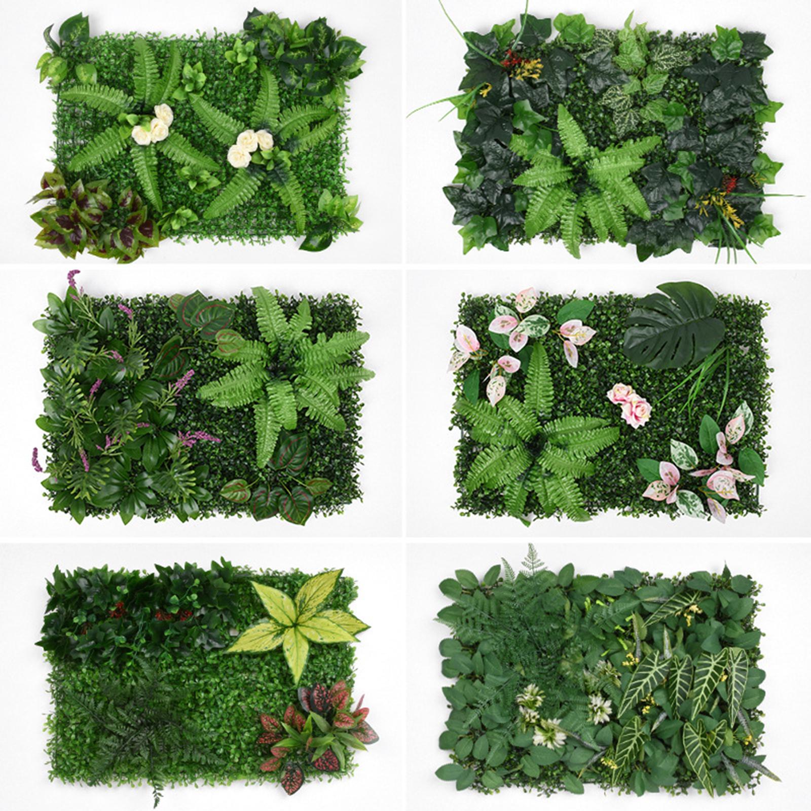 40x60cm Artificial Plant Panel Wedding Backdrop DIY for Festival Lawns B