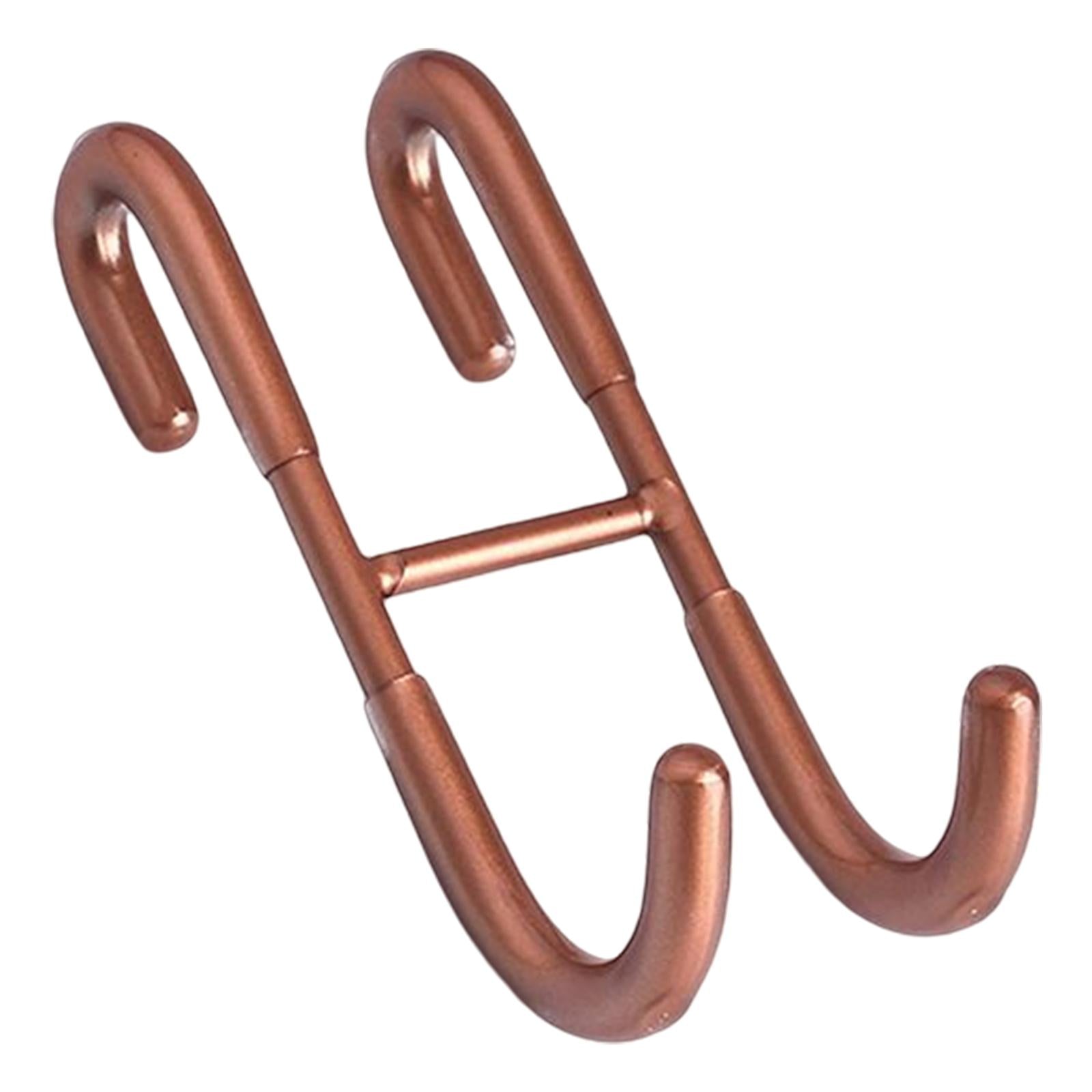 Shower Door Hooks Door Hanger Hook Towel Rack Heavy Duty  S Shaped copper