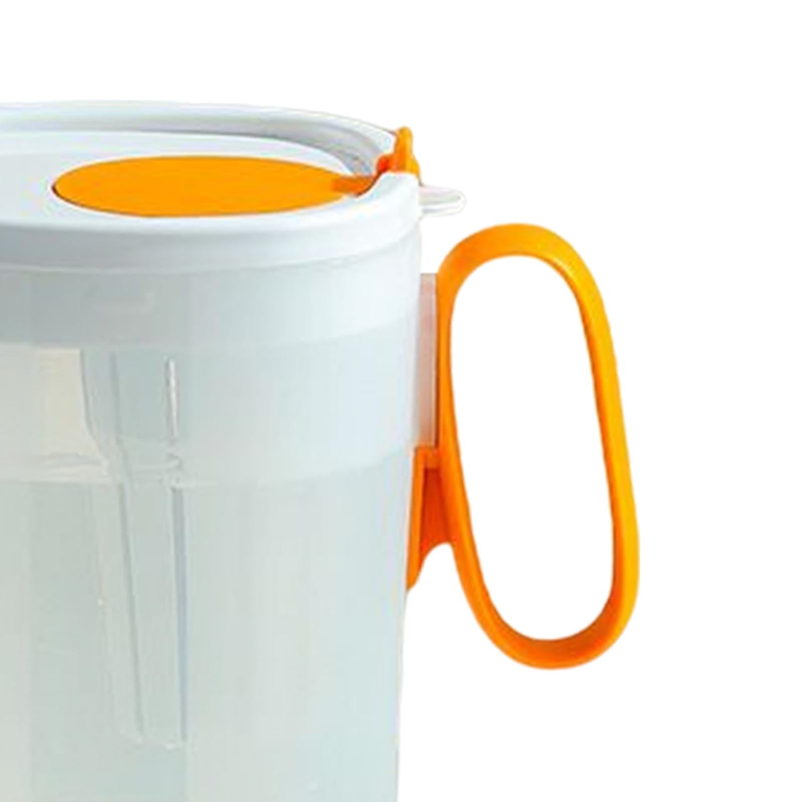 Plastic Pitcher Juice Jug Kettle Blooming Tea Pot for Cold Brew Coffee Juice White