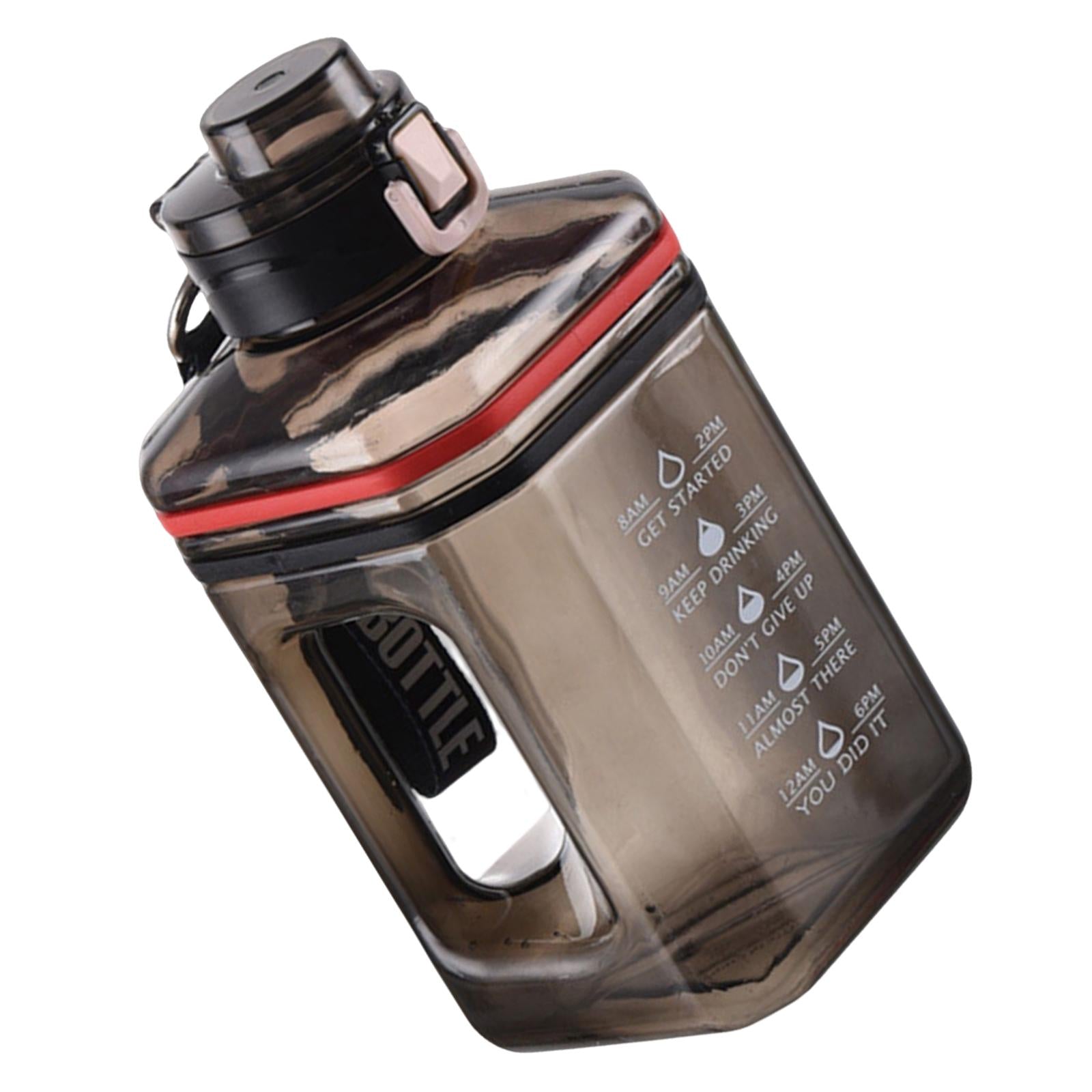 2.2L Sports Water Bottles Gym Bottle for Outdoor Sports Fitness Office Black