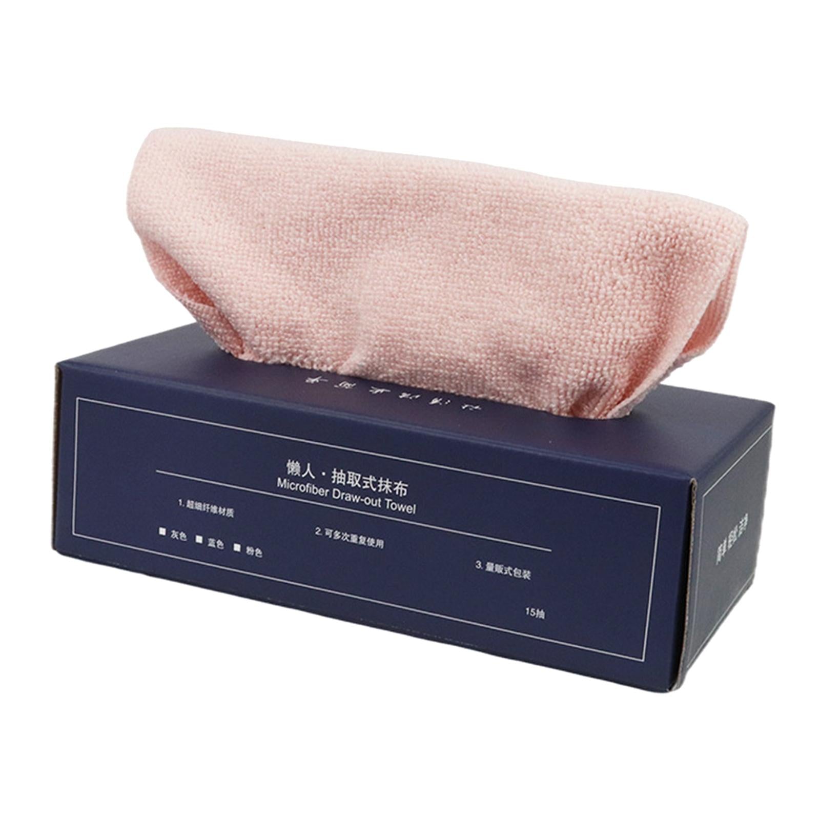 20Pcs Dish Towel Quick Drying Absorbent Bath Washcloth for Kitchen  Pink