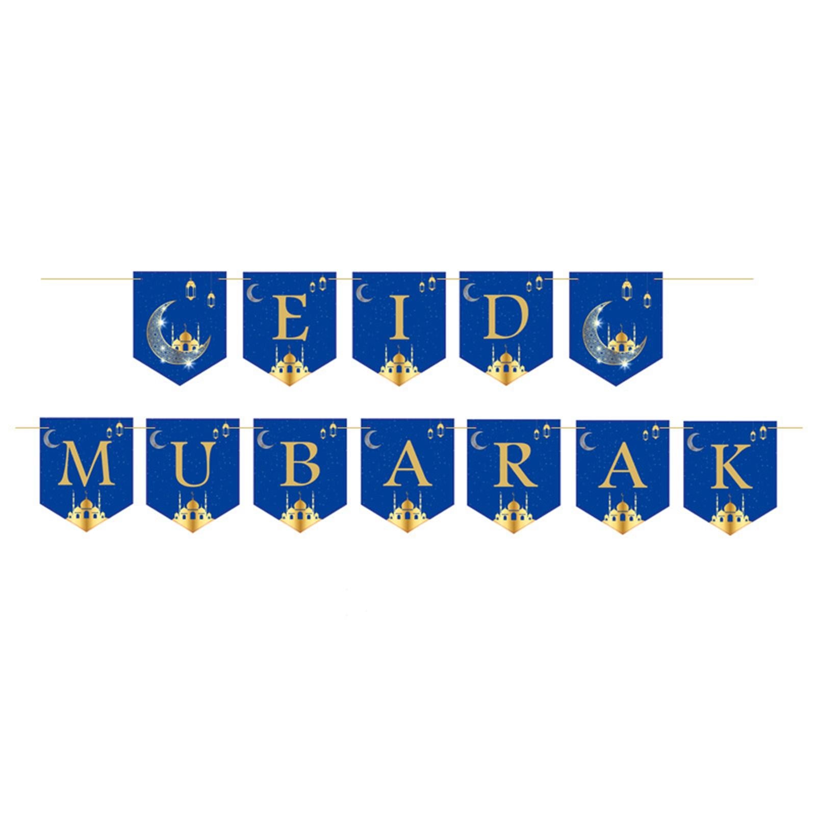 Disposable Eid Mubarak Cutlery Set Decorations Spoon Knives Fork for Party