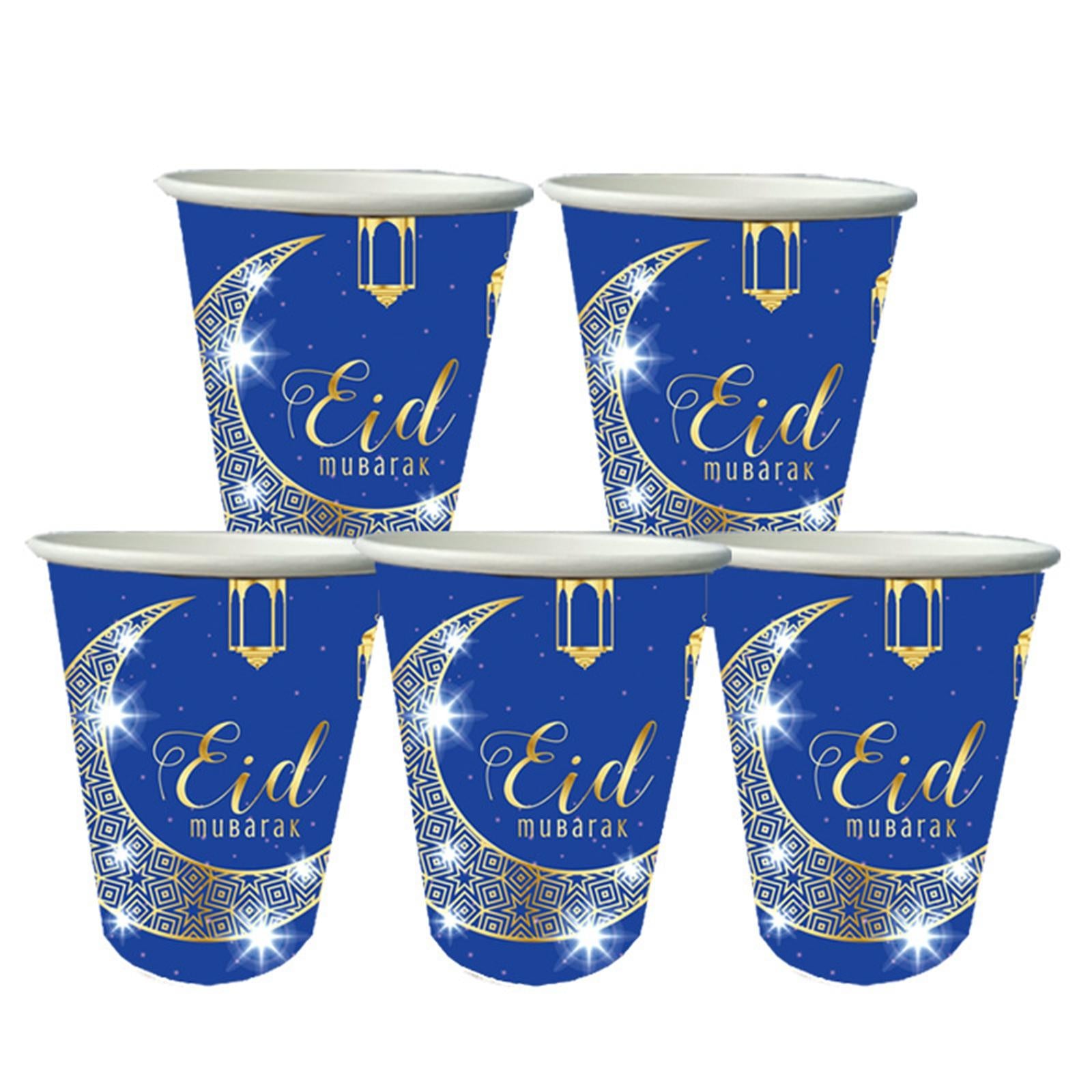 Disposable Eid Mubarak Cutlery Set Decorations Spoon Knives Fork for Party