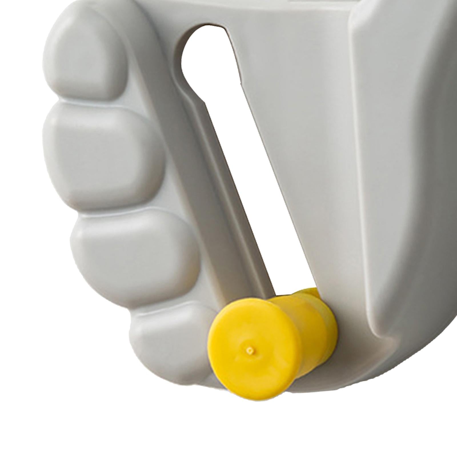 Broom Hanger Hook Space Saving Neat and Orderly for Toilet Brushes Spoons Gray