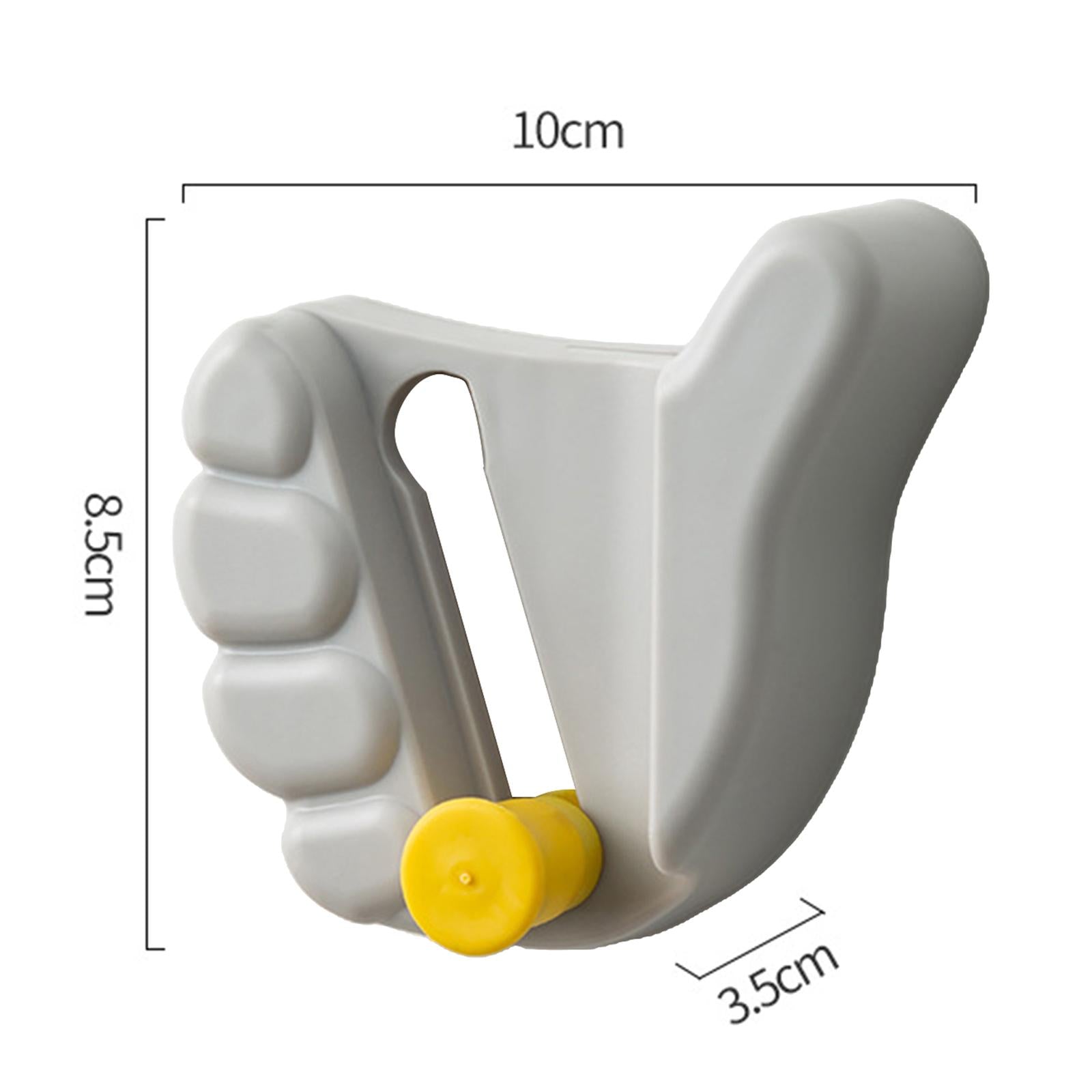 Broom Hanger Hook Space Saving Neat and Orderly for Toilet Brushes Spoons Gray