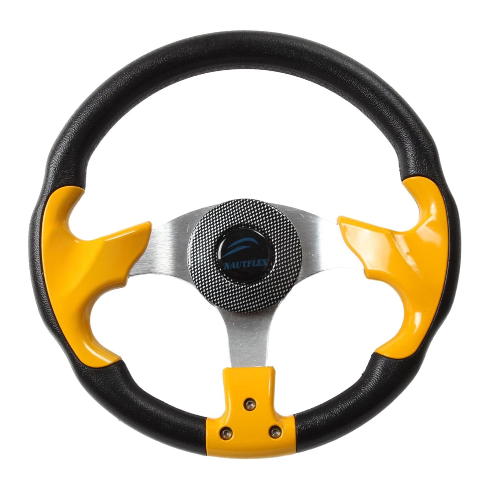 Marine Boat Steering Wheel Replacement Yellow for Boat Marine Vessels Yacht