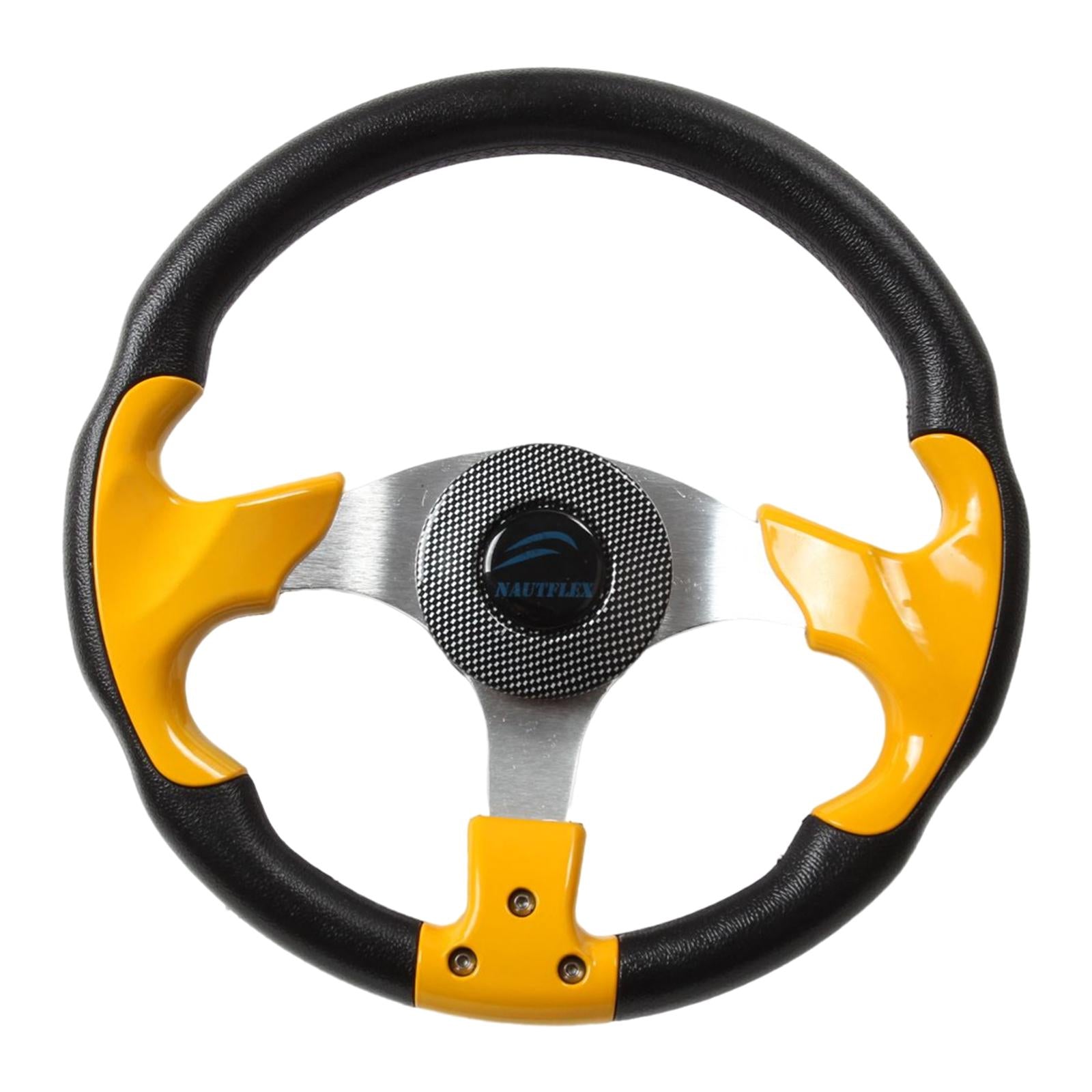 Marine Boat Steering Wheel Replacement Yellow for Boat Marine Vessels Yacht