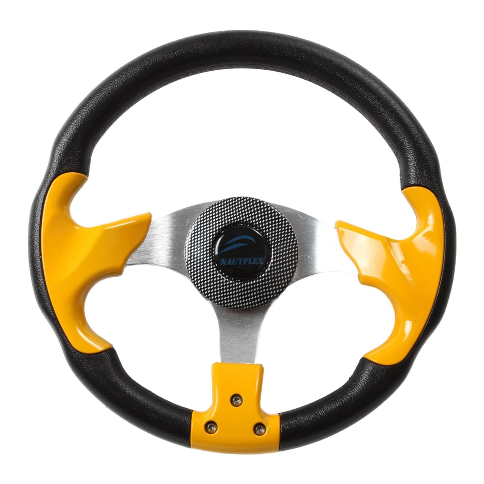 Marine Boat Steering Wheel Replacement Yellow for Boat Marine Vessels Yacht