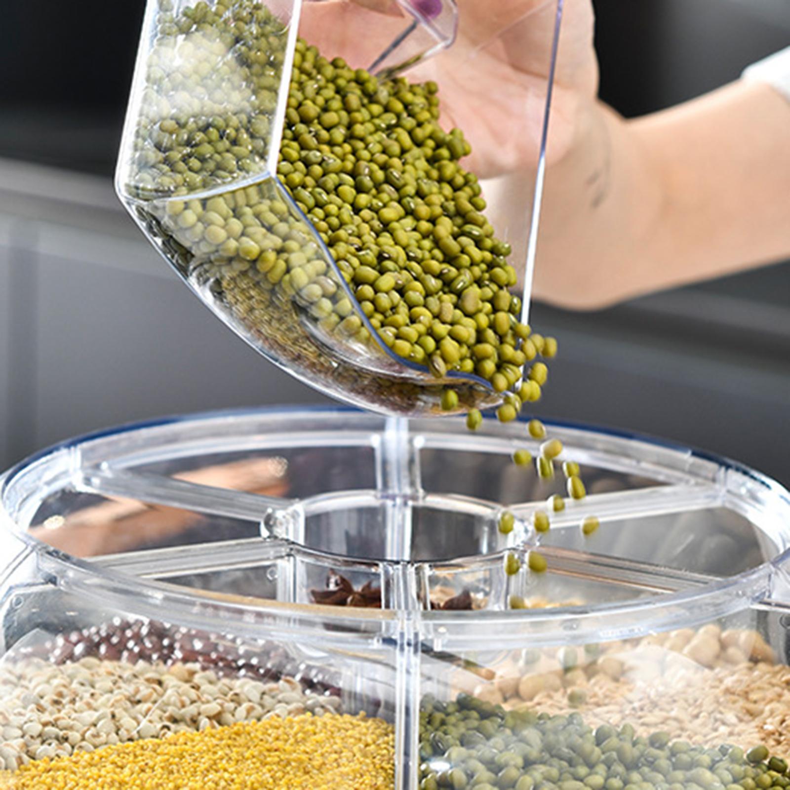Kitchen Rice Storage Container Nuts Dry Food Storage Case for Kitchen 6KG