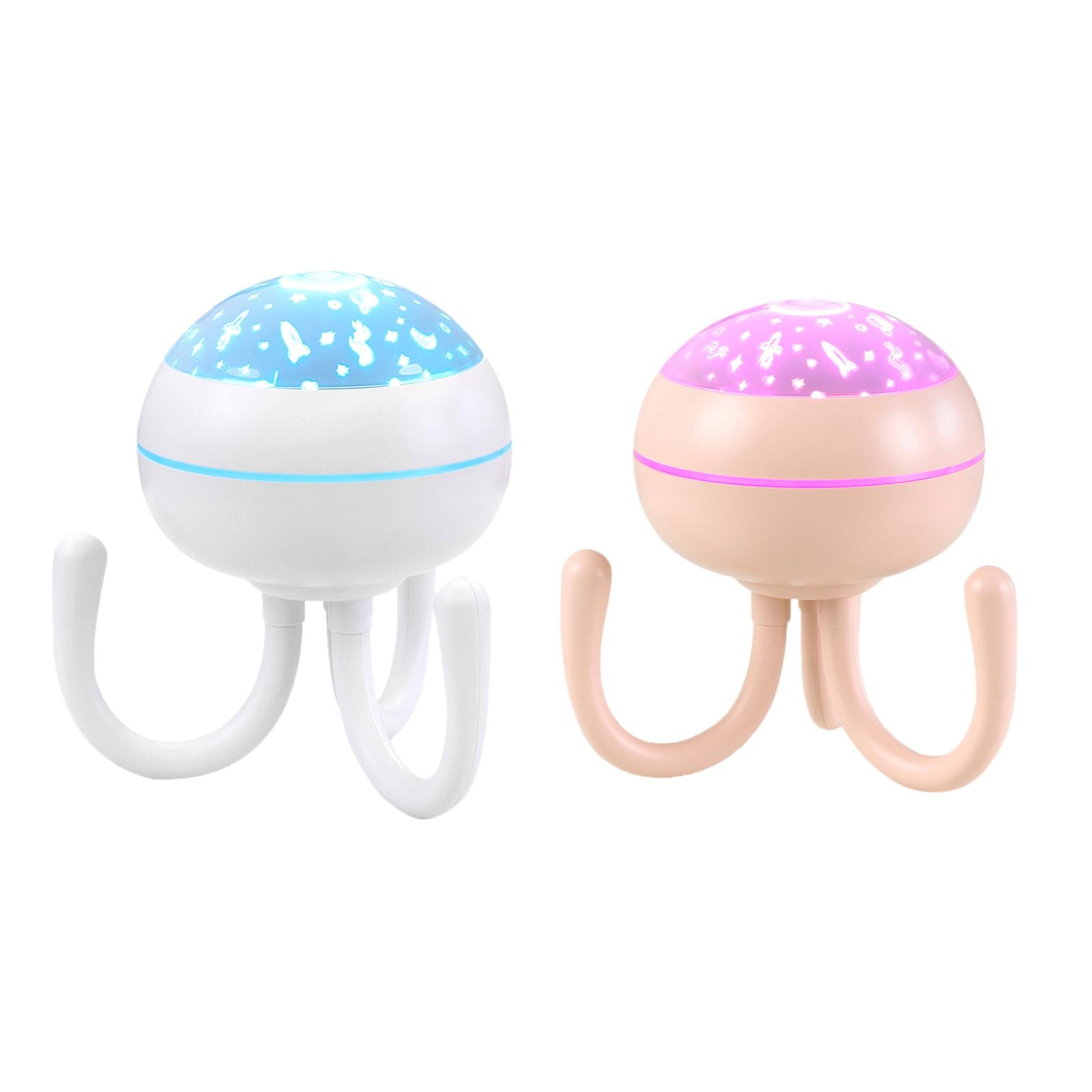 Mini Mist Humidifier Aromatherapy 7 Color LED Lights Changing for Travel White