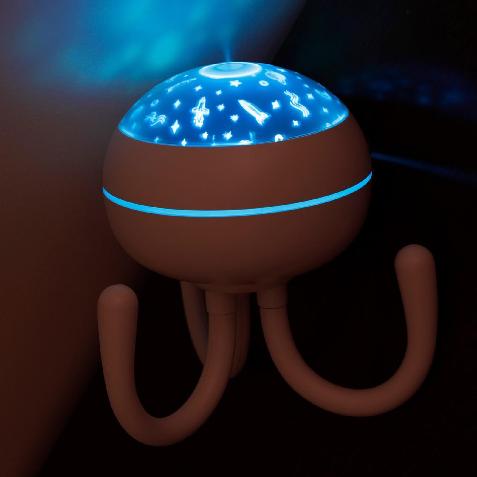 Mini Mist Humidifier Aromatherapy 7 Color LED Lights Changing for Travel Pink