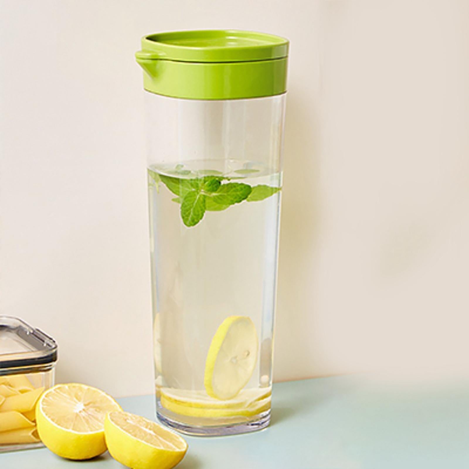 Beverage Water Jug Leak Free Fridge Teapot BPA Free for Cold Brew Iced Tea Green