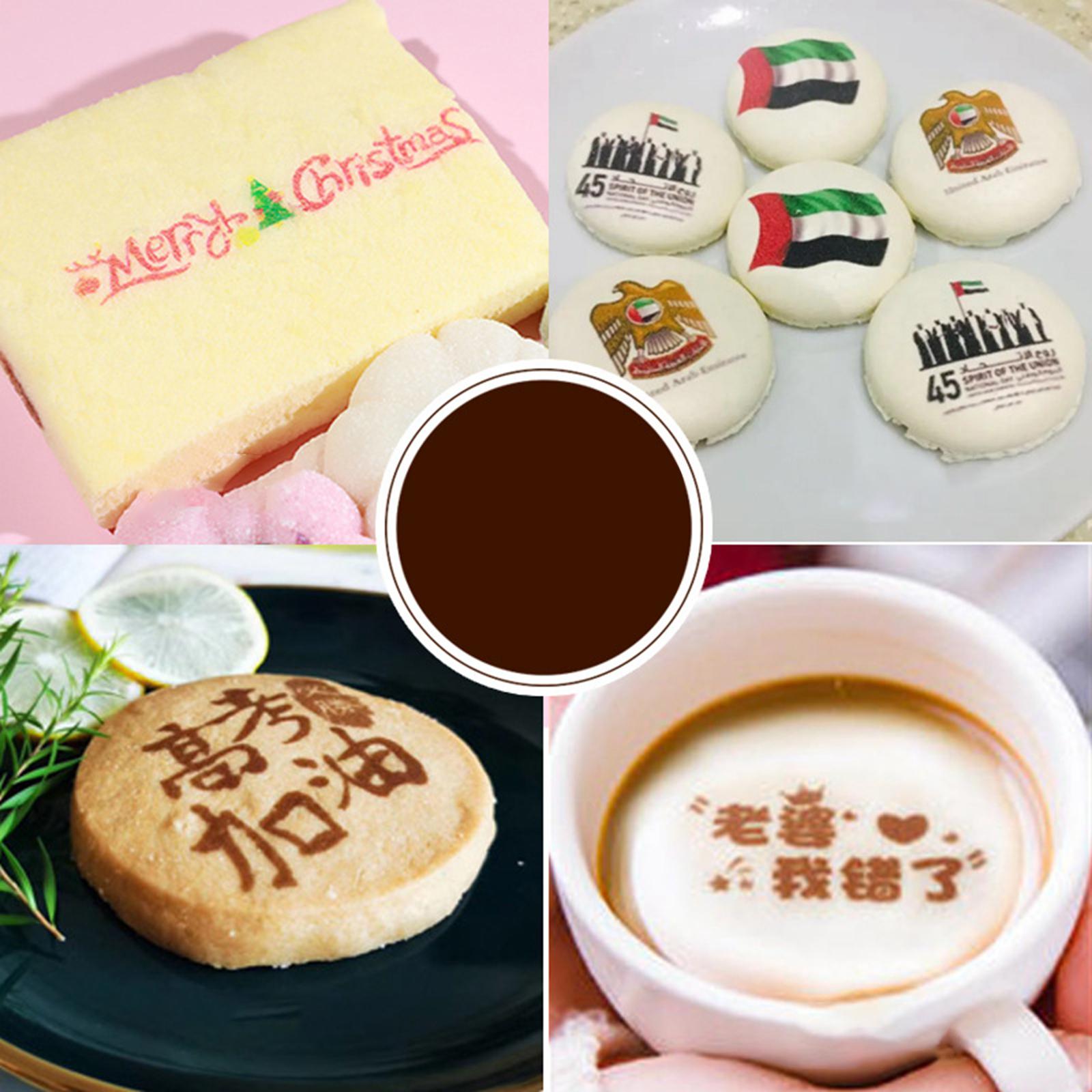 Handheld Mini Edible Ink Portable Jet Food Printer for Coffee Bread Cake Food Printer Kit