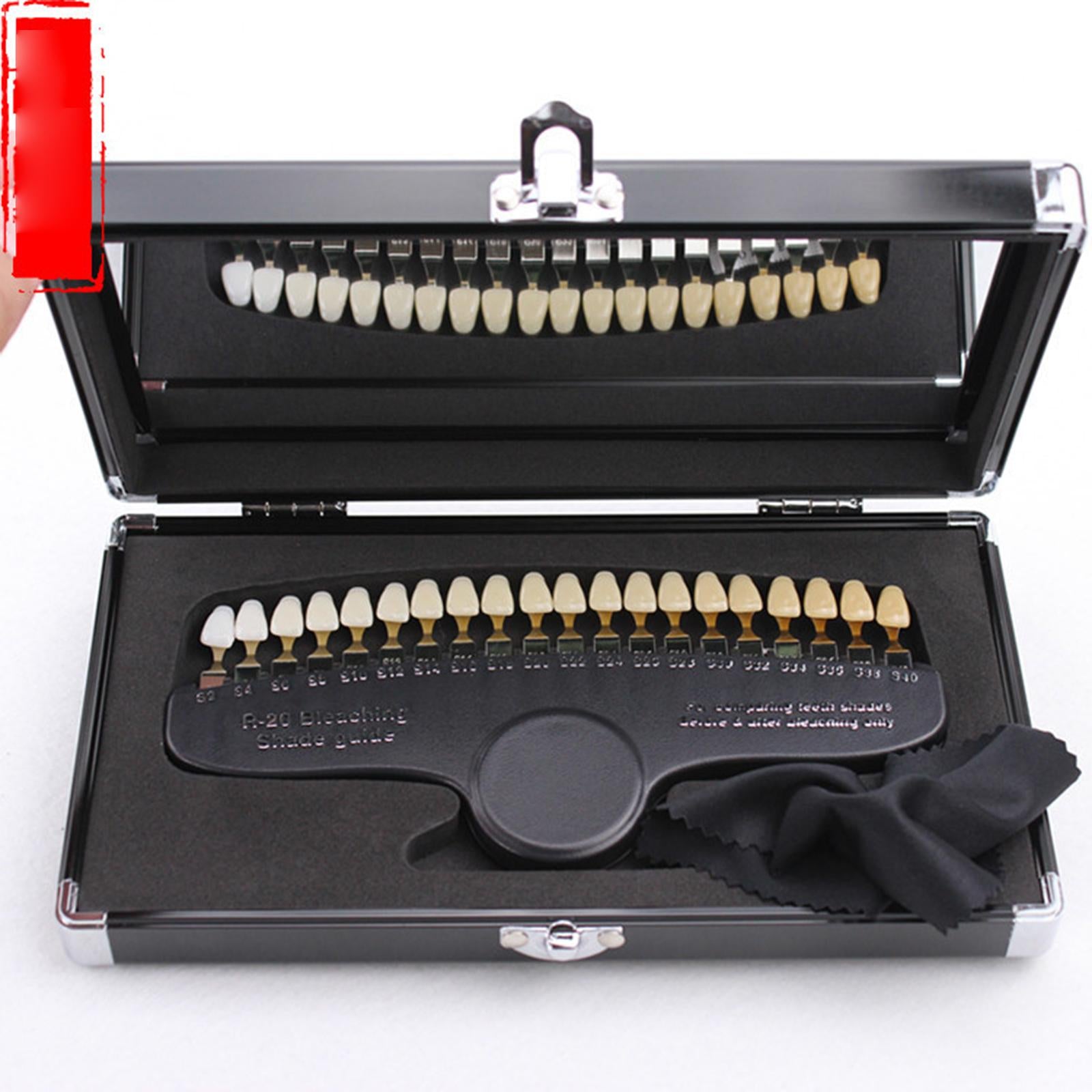 Teeth Shade Guide for Dentist Tracking Teeth Whitening Course Oral Care R 20