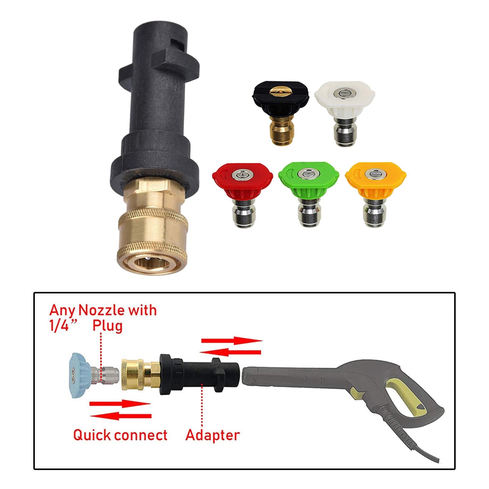 High Pressure Washer Spray Gun Connector for K2, K3, K4, K5, K6, K7