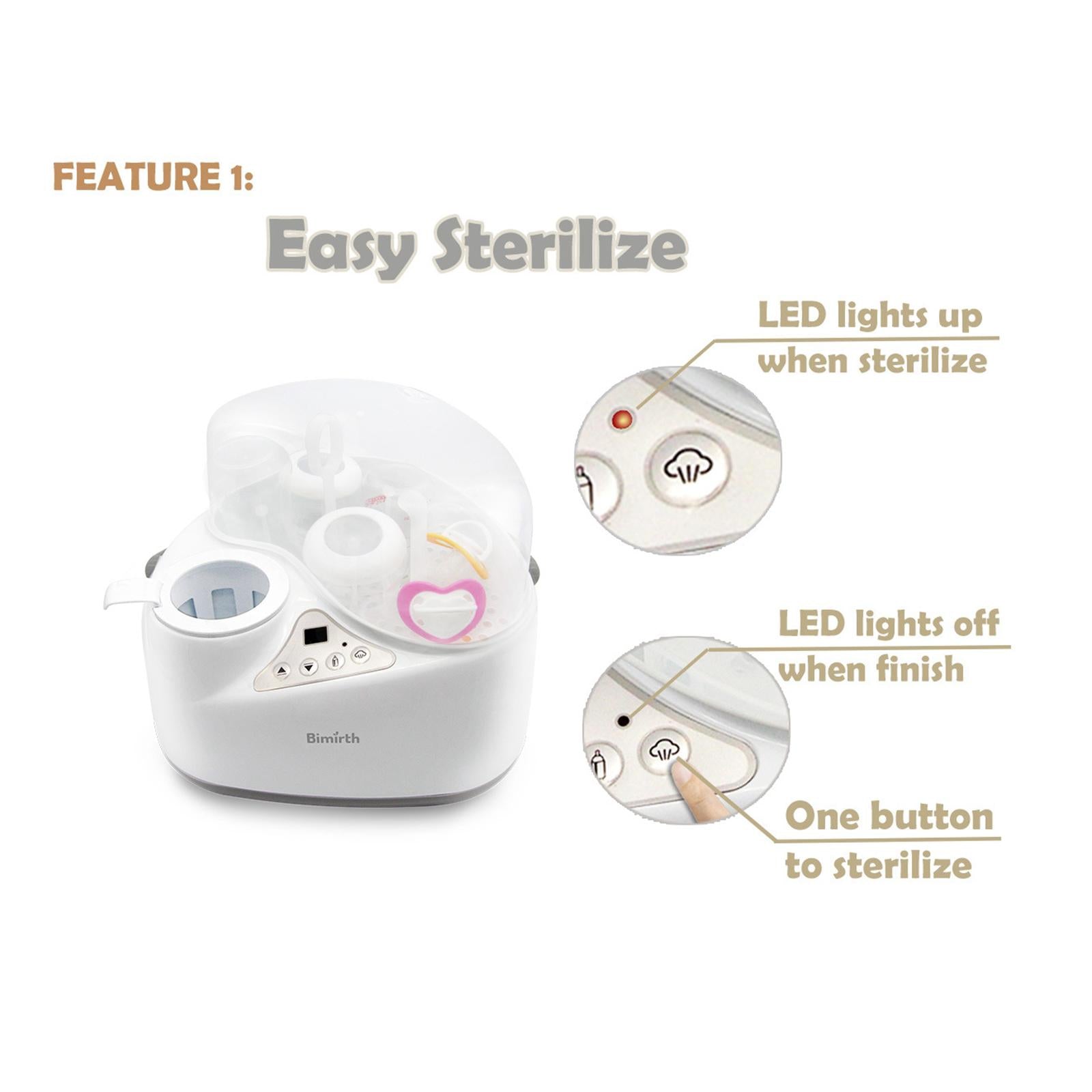 4 in 1 Milk Bottle Warmer Accurate Temperature Control for Formula