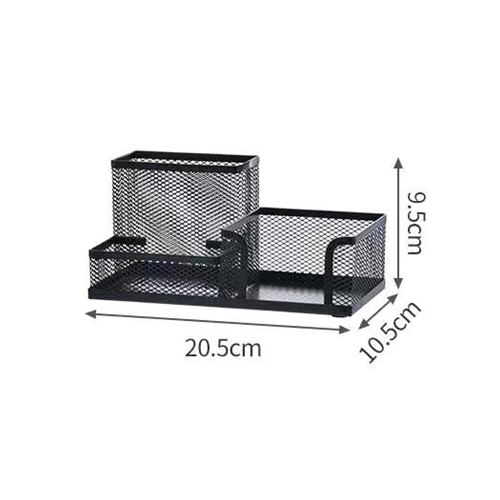 Pen Holder Desk Organizer Pen Cup Decor Supplies for Desktop Home Stationery Black