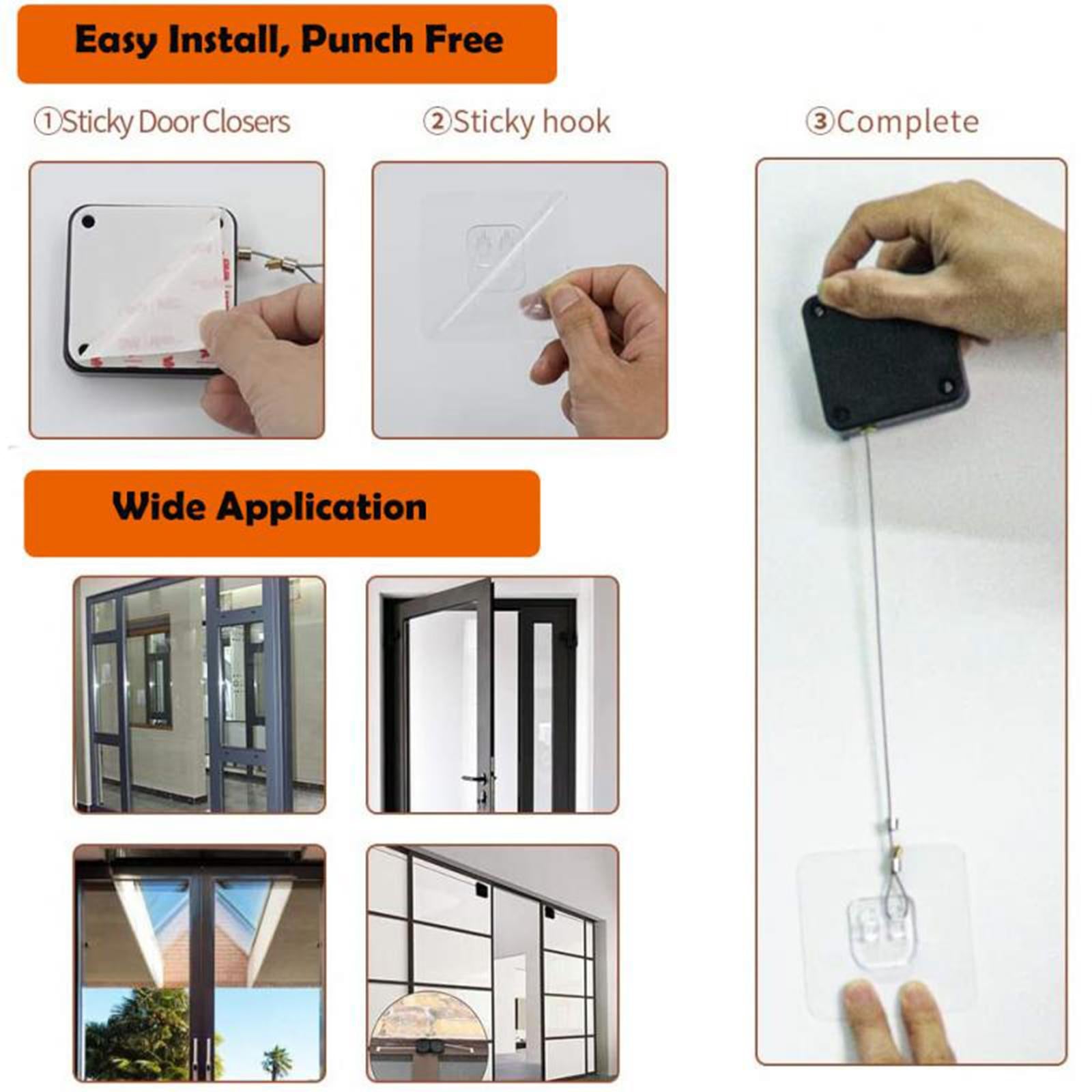 Punch Free Automatic Door Closer for Room Commercial Doors 1200G