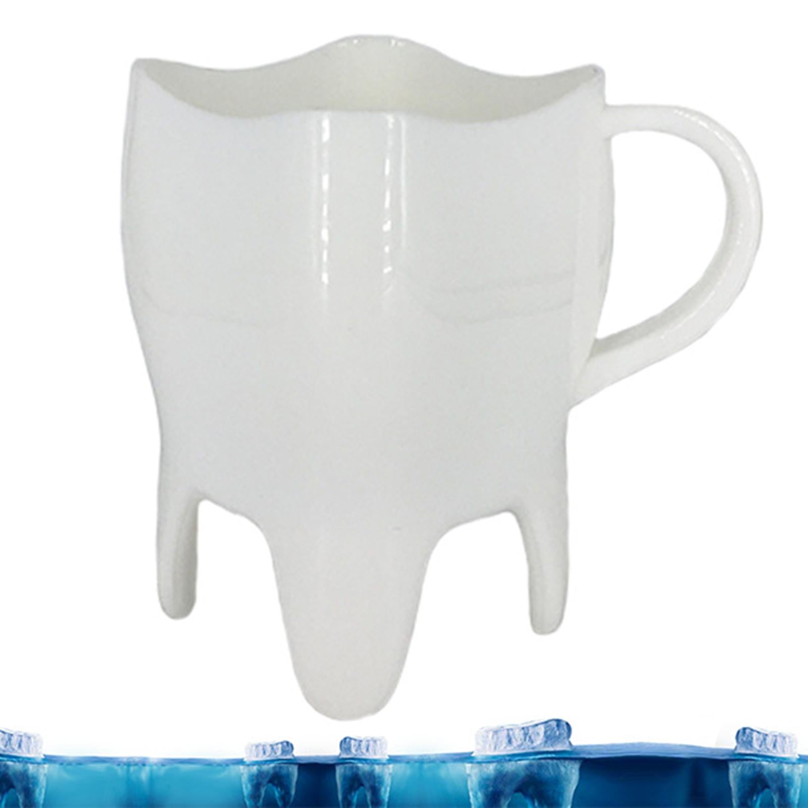 1x Dental Tooth Shaped Novelty Gift ABS Coffee Cup for Home Restaurant