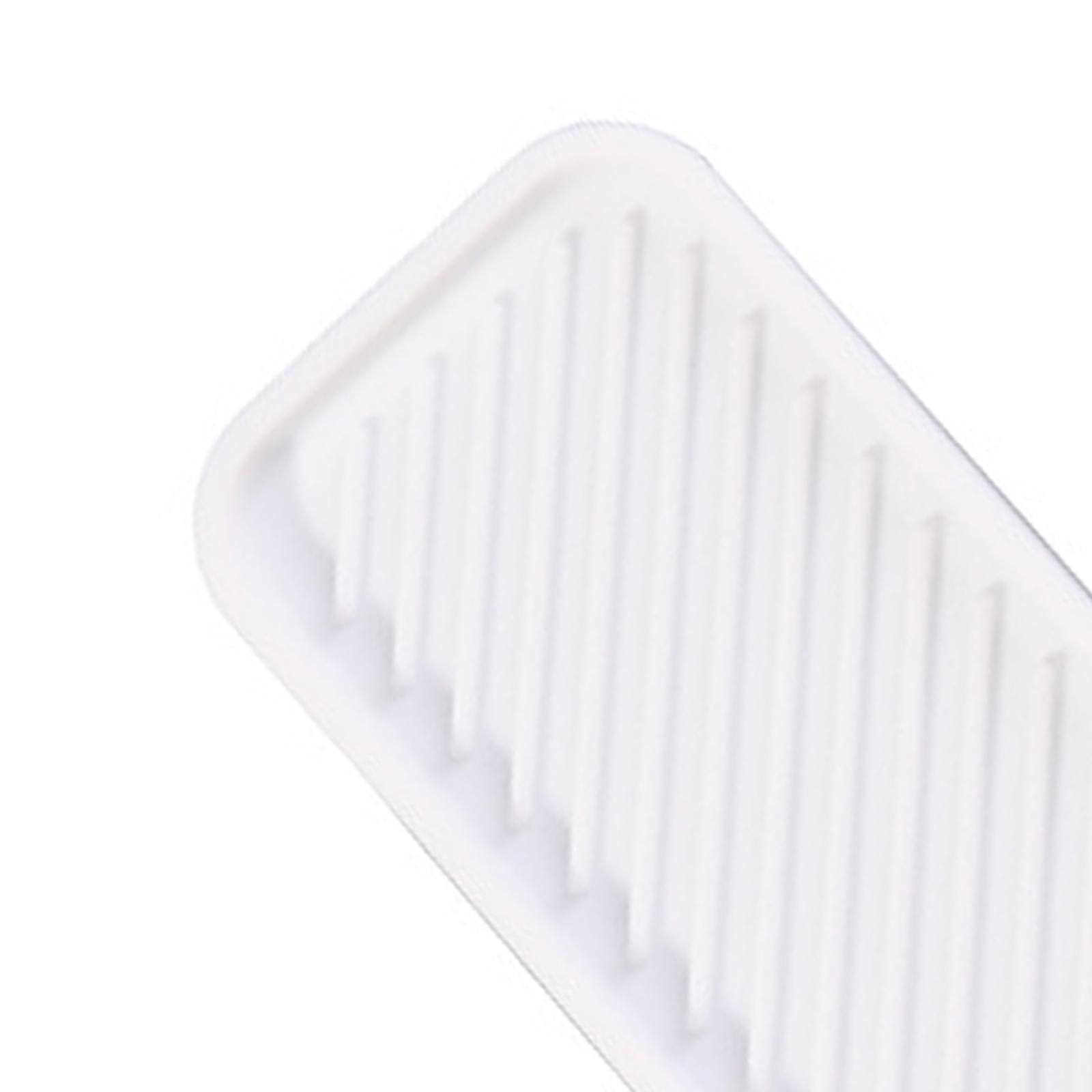 Kitchen Organizer Tray Quick Drying Waterproof for Kitchen Makeup Shampoo White