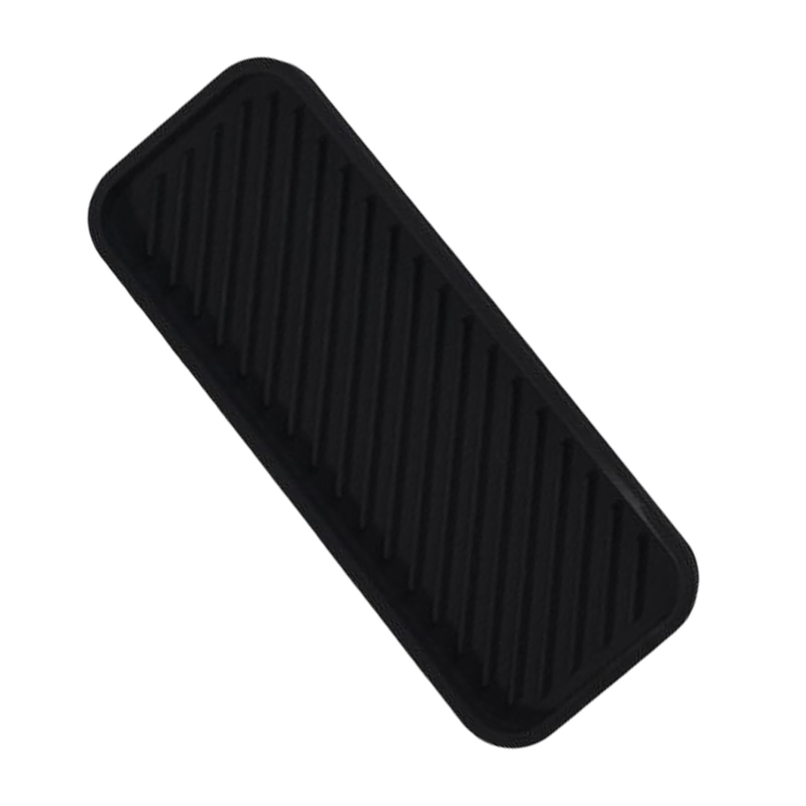 Kitchen Organizer Tray Quick Drying Waterproof for Kitchen Makeup Shampoo Black