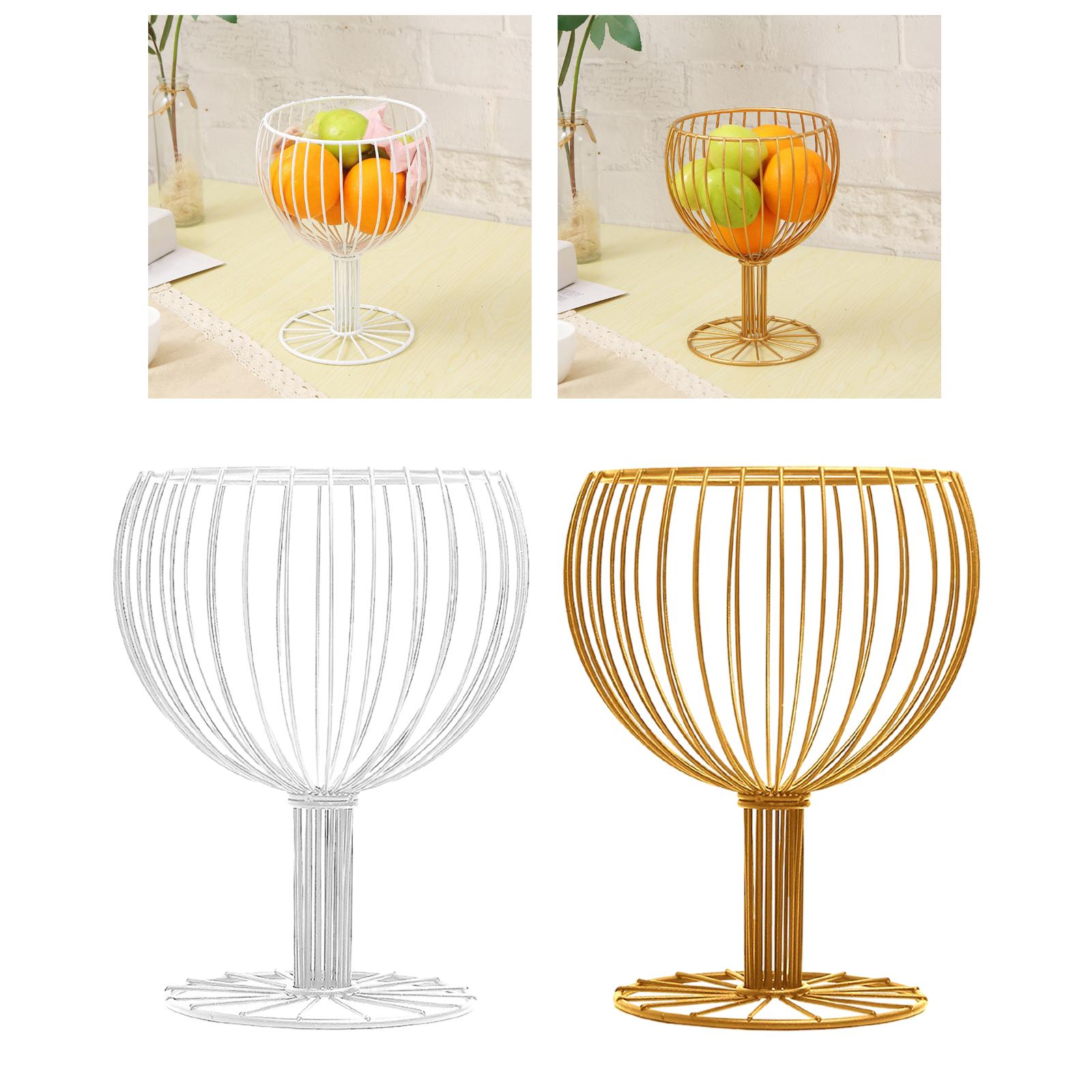 Fruit Basket Minimalist Style Coffee Capsule Organizer Serving Bowl for Home White