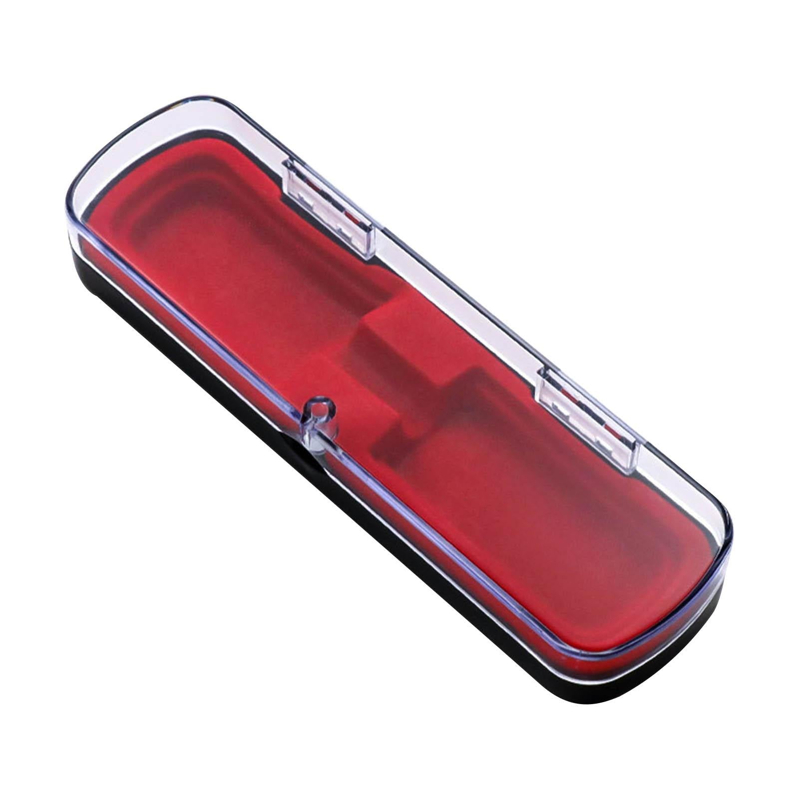 Tweezers Organizer Case Packing Box Storage Case Pen Display Box Red