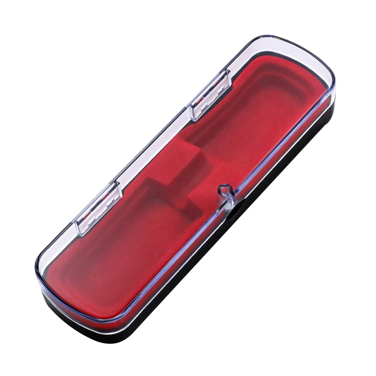 3xTweezers Organizer Case Packing Box Storage Case Pen Display Box Red