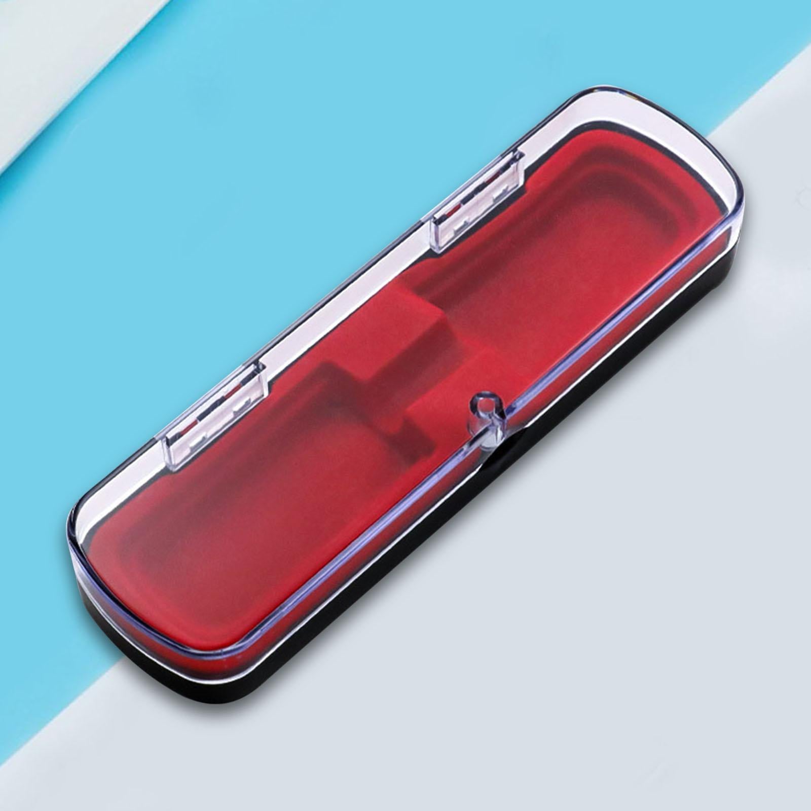 Tweezers Organizer Case Packing Box Storage Case Pen Display Box Red