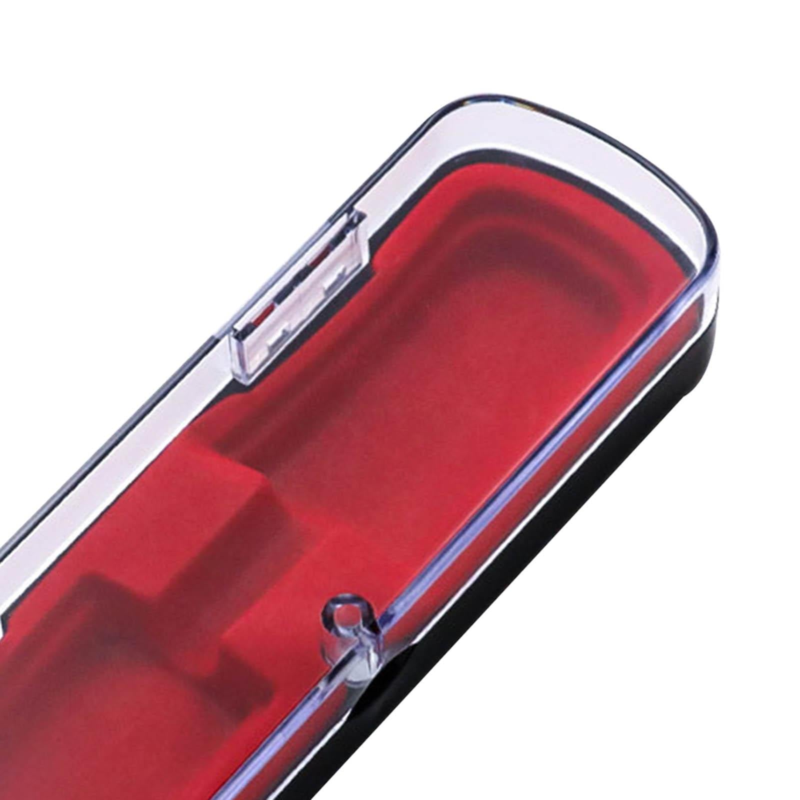 Tweezers Organizer Case Packing Box Storage Case Pen Display Box Red