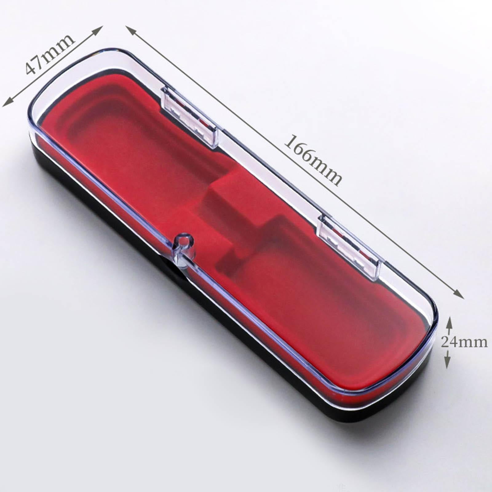 Tweezers Organizer Case Packing Box Storage Case Pen Display Box Red