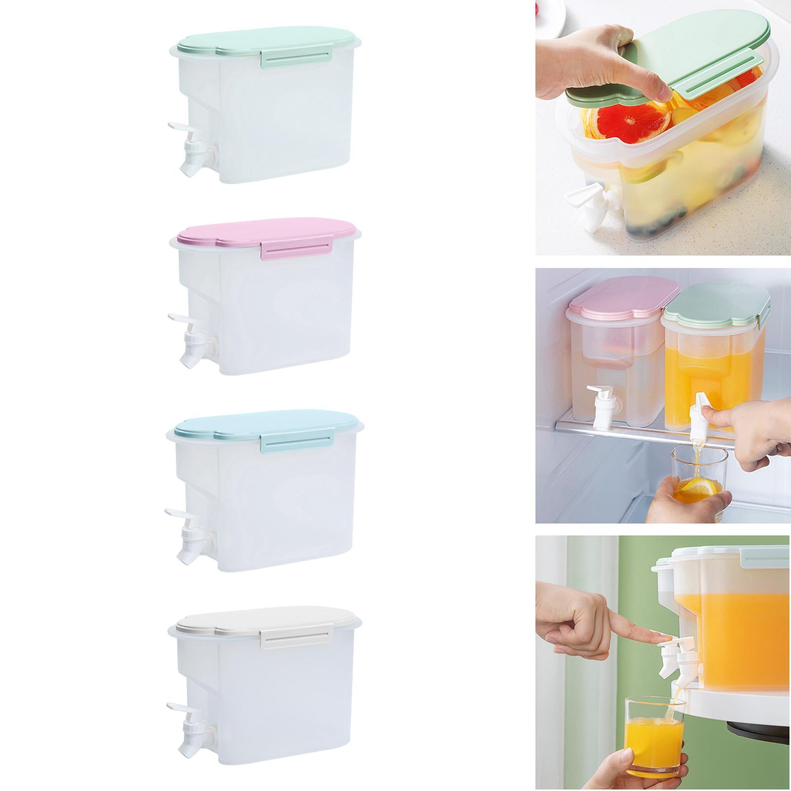 Cold Kettle with Faucet Iced Beverage Dispensers for Home Kitchen  Green