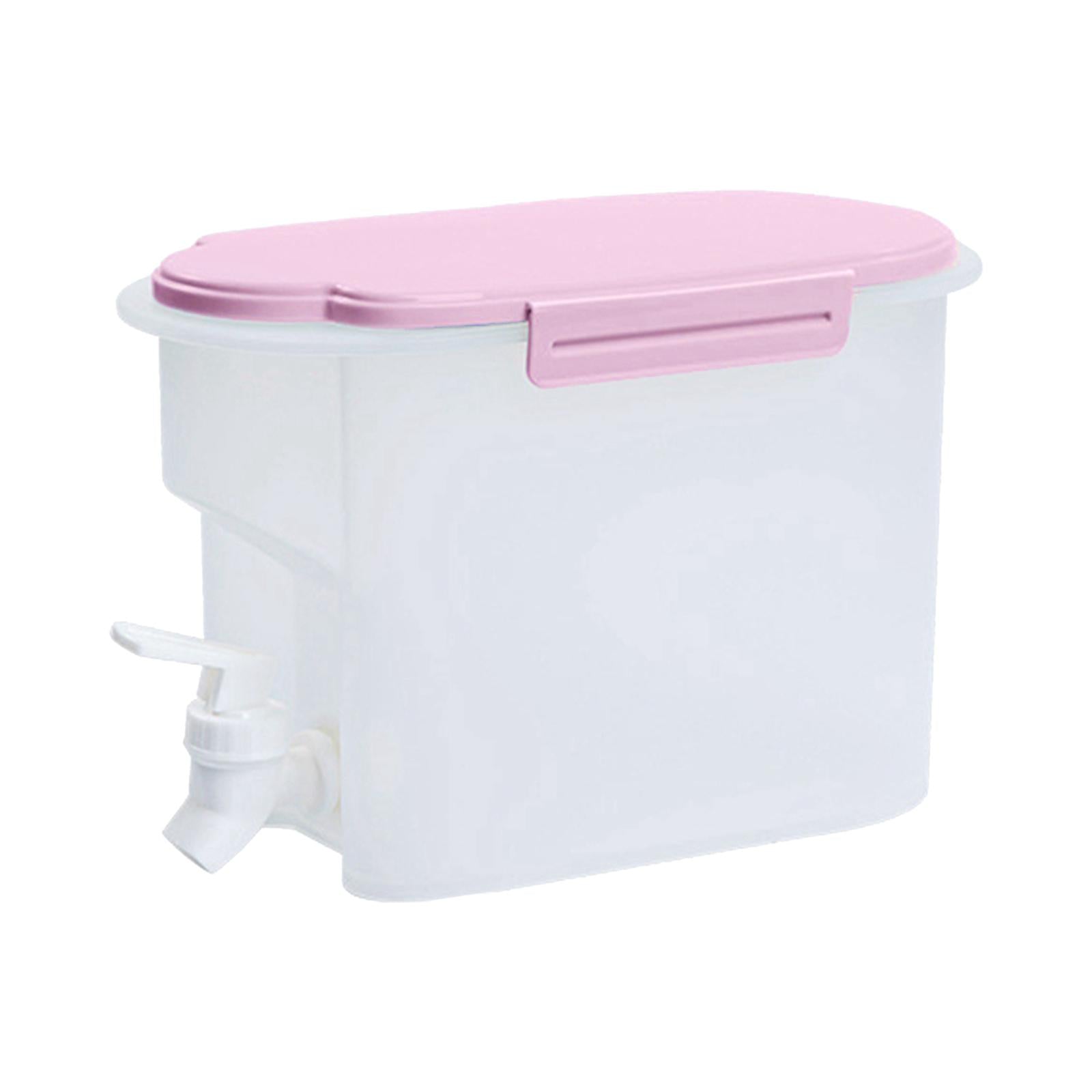 Cold Kettle with Faucet Iced Beverage Dispensers for Home Kitchen  Pink