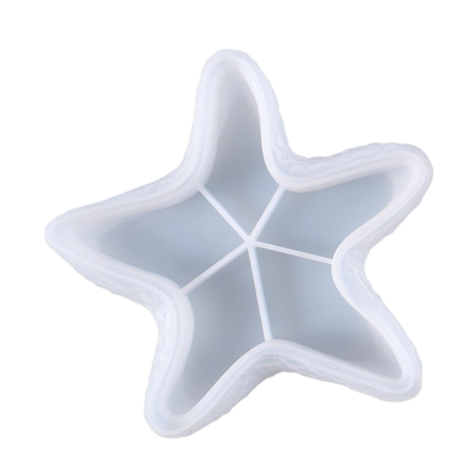 Resin Jewelry Plate Mould for DIY Jewelry Container Trinket Box Serving Tray Starfish