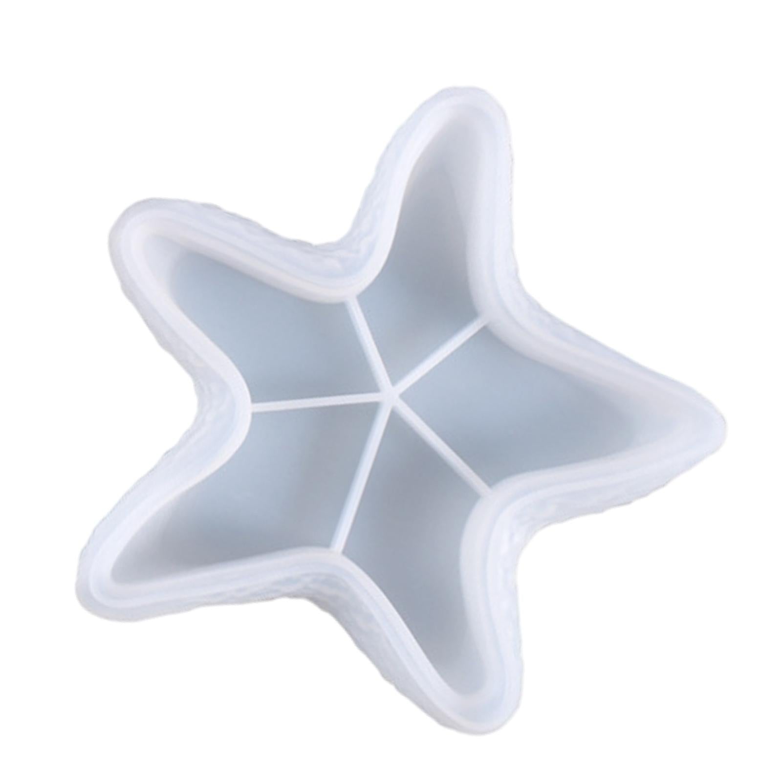 Resin Jewelry Plate Mould for DIY Jewelry Container Trinket Box Serving Tray Starfish