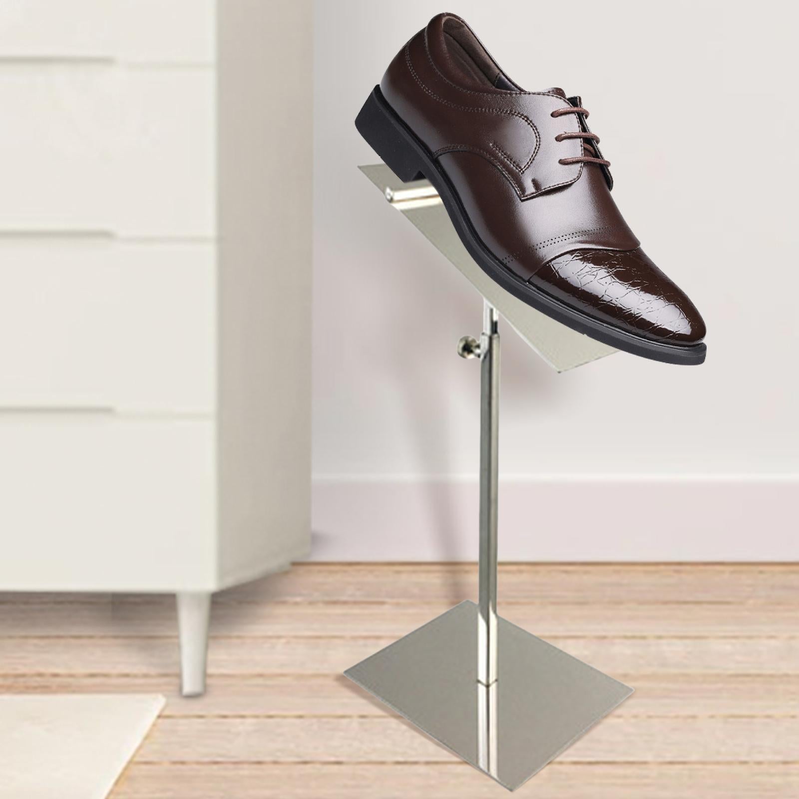 Stainless Steel Shoe Display Rack Stands for Display Clothing Shopping Mirror high shelf