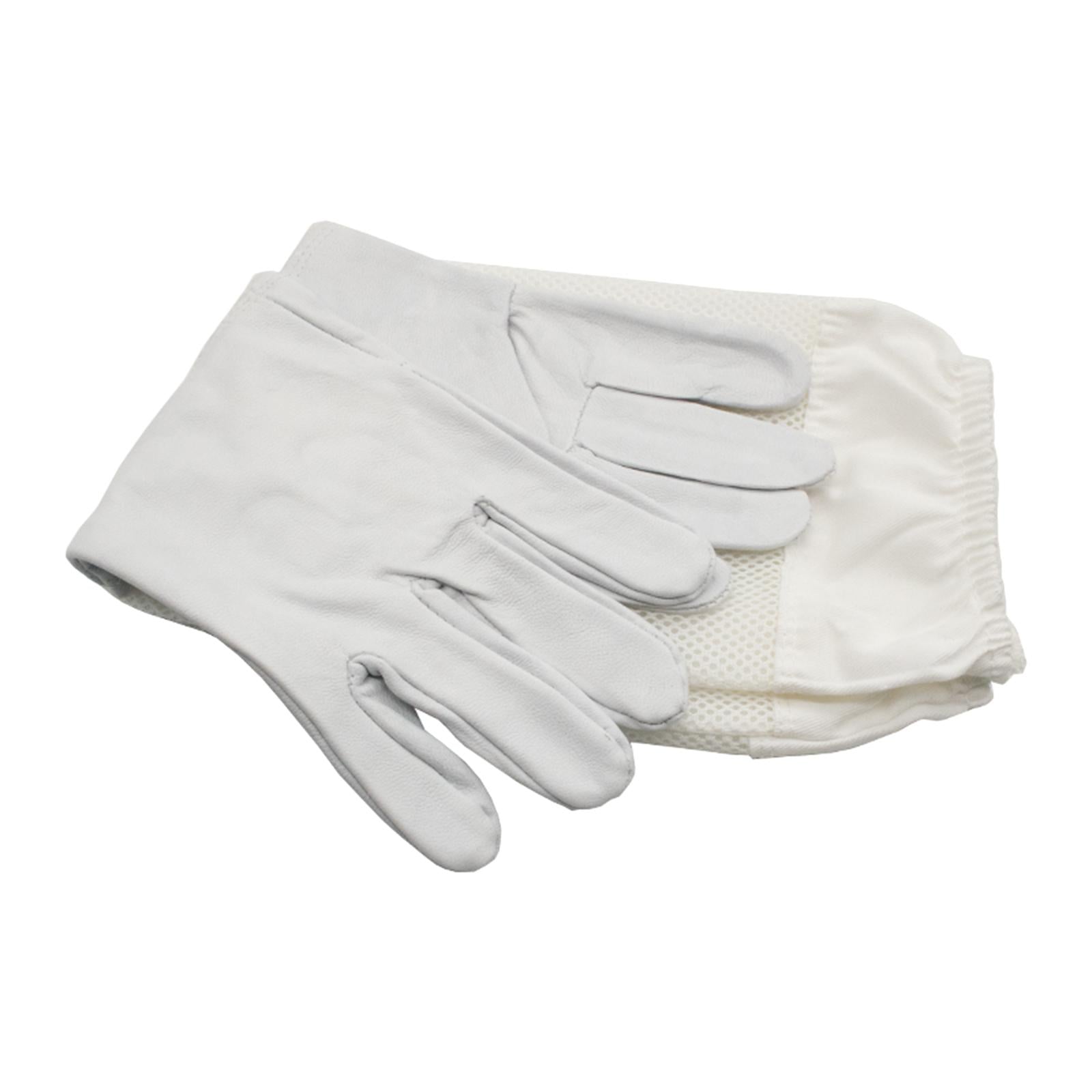 Beekeeping Gloves Beekeeper Gloves for Garden Work Cactus Rose Pruning White