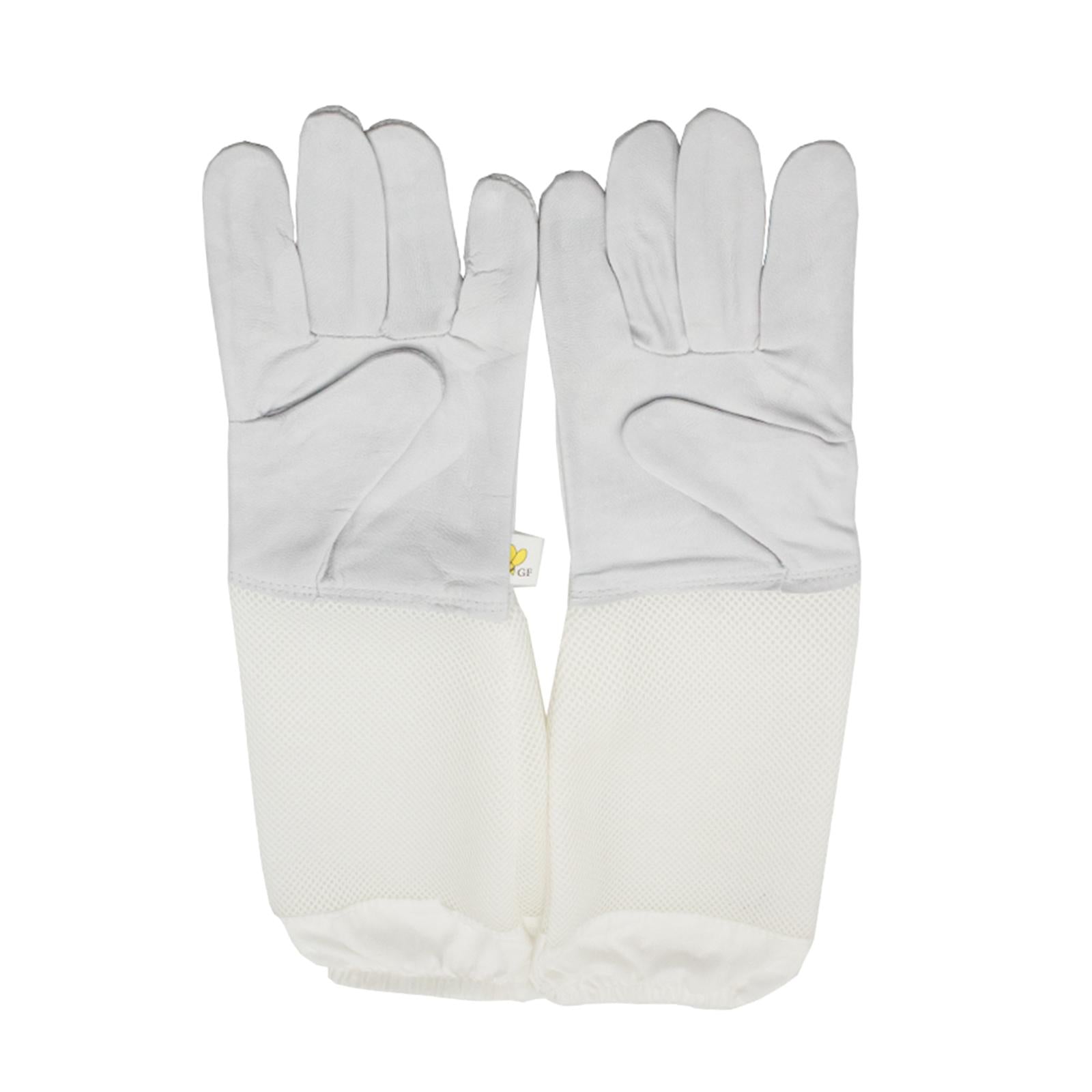 Beekeeping Gloves Beekeeper Gloves for Garden Work Cactus Rose Pruning White