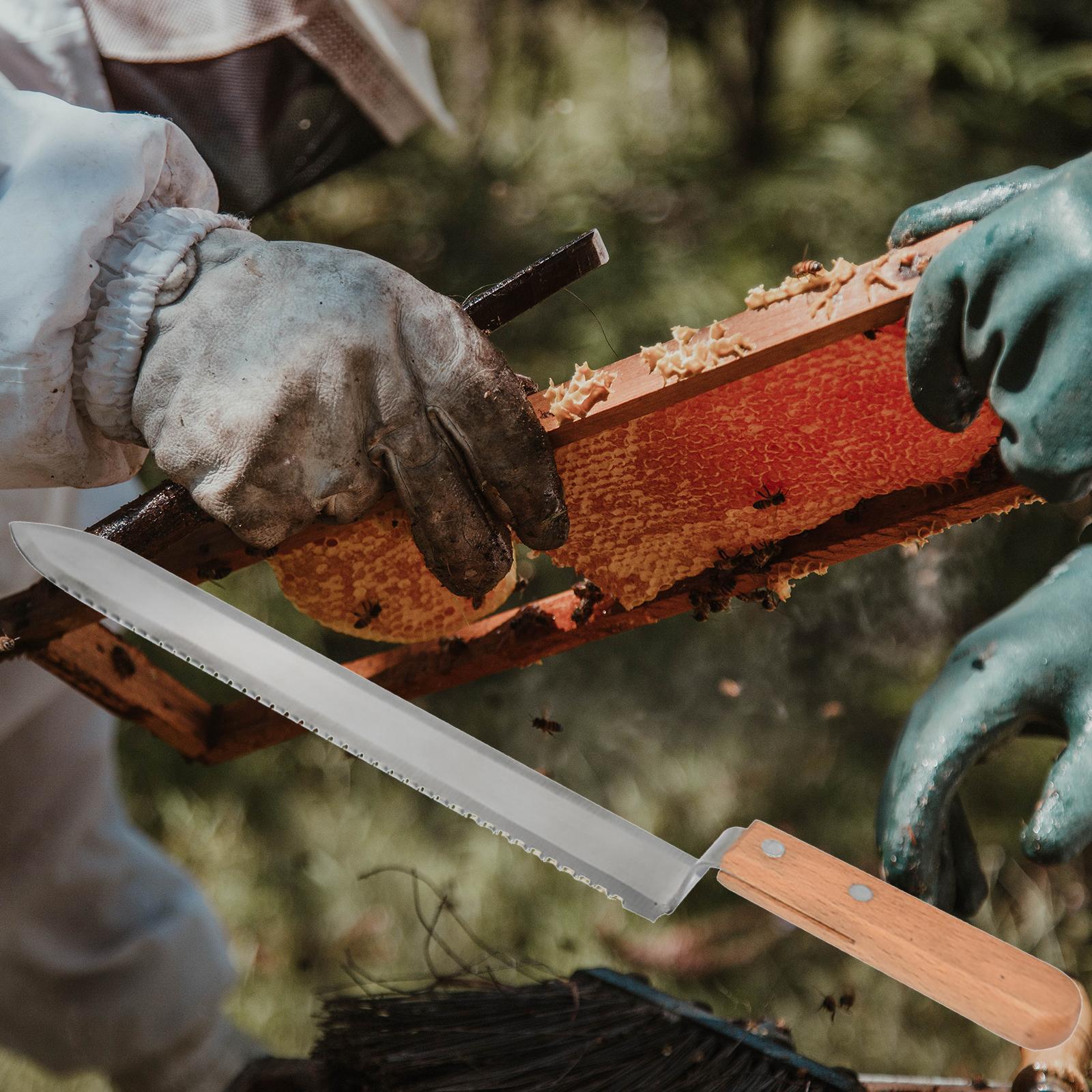 Scraping Knife Beekeeper Hive Supply Uncapping Scraper Beekeeper Bee Hive half flat sawtooth