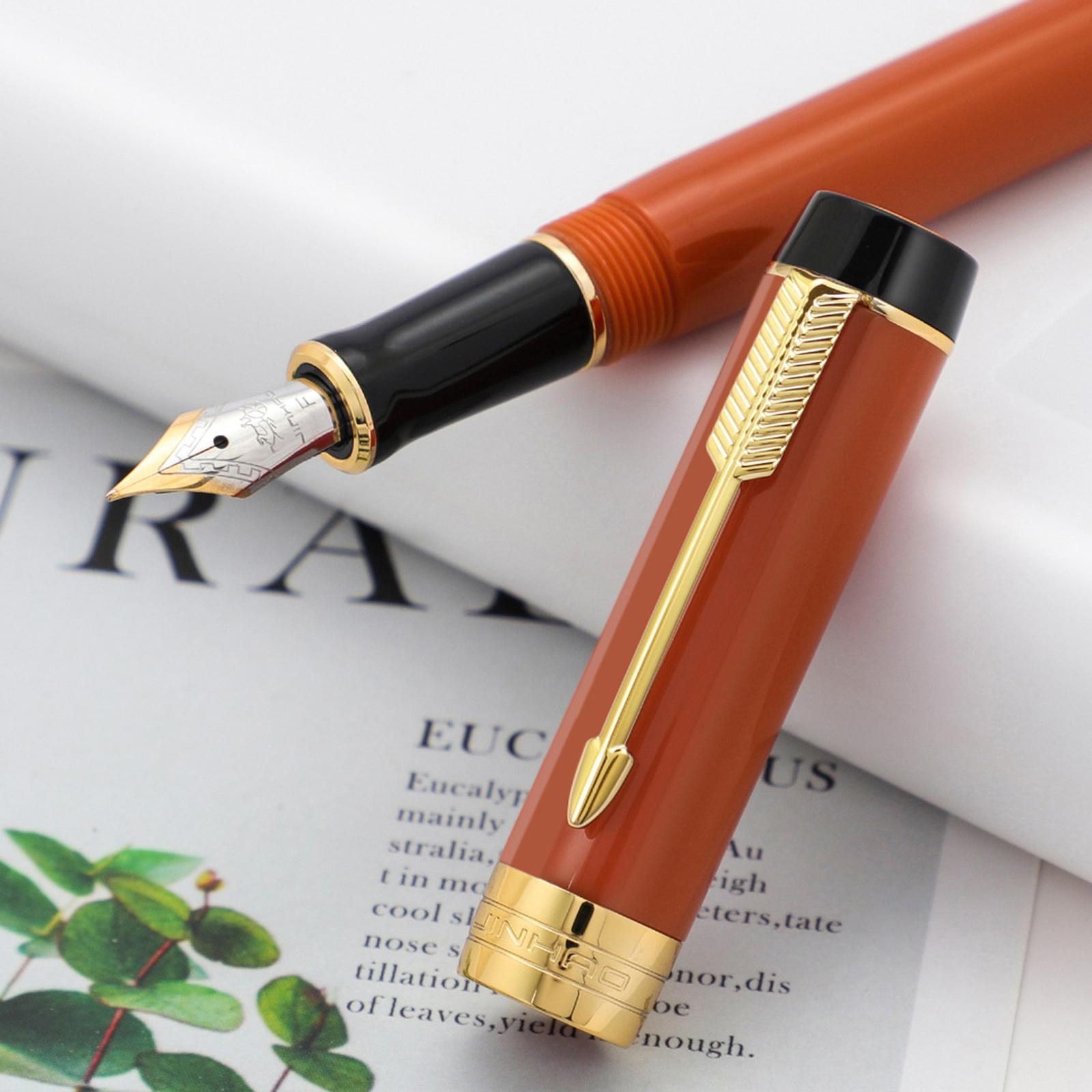 Fountain Pen 26 Fine Nib Left Right Hand Writing Instrument Blue