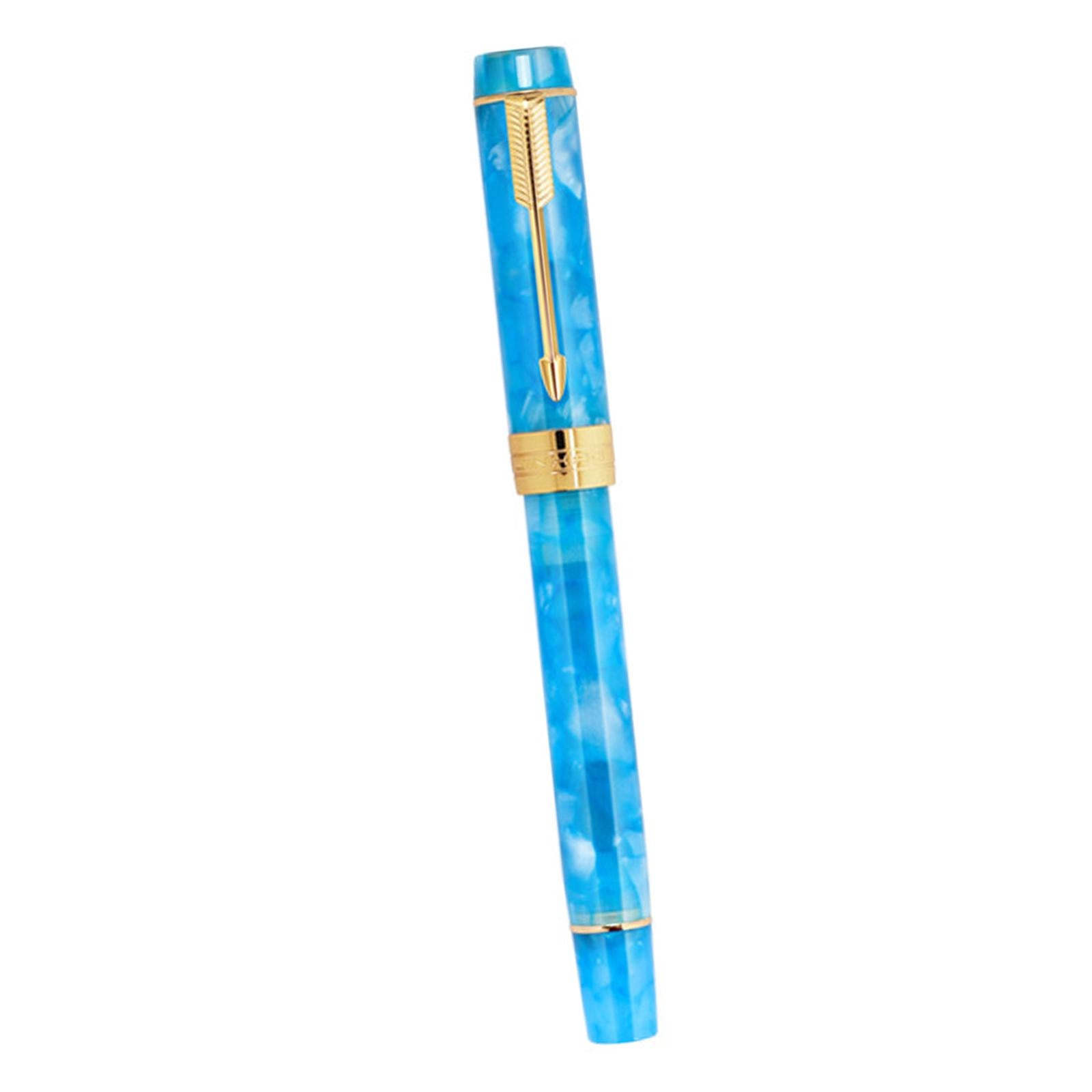 Fountain Pen 26 Fine Nib Left Right Hand Writing Instrument Blue