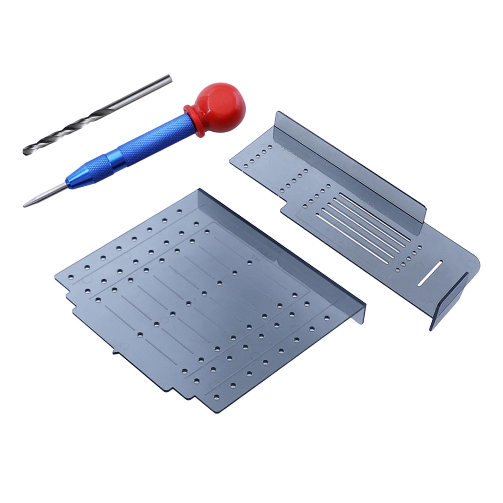 Drawer and Cabinet Handle Template Drill  Template  2pcs and drill punch