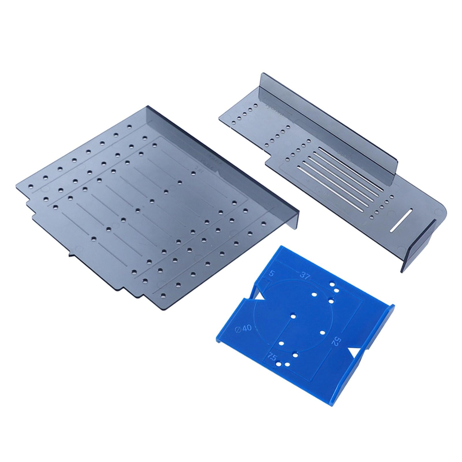 Drawer and Cabinet Handle Template Drill  Template  2pcs with ruler