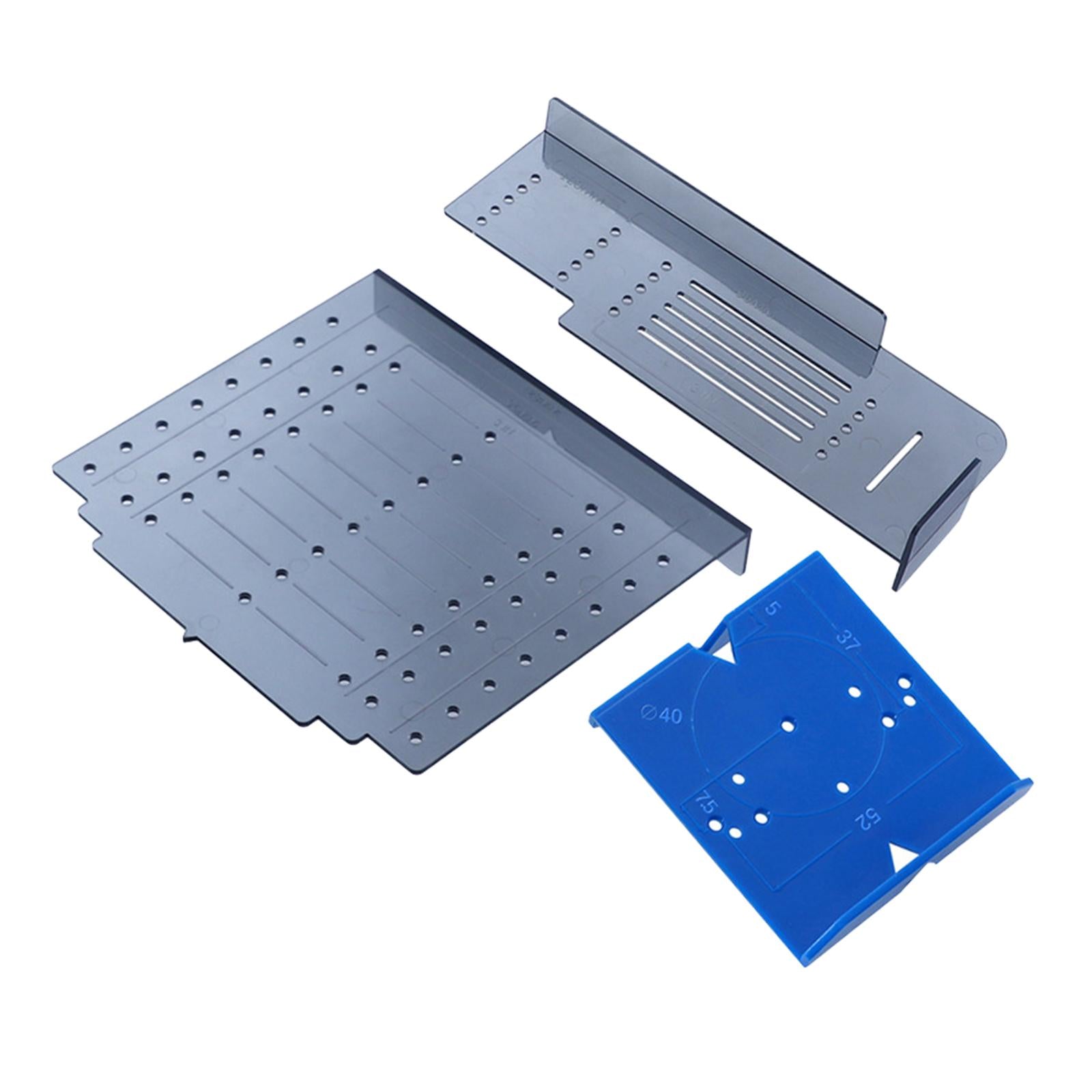 Drawer and Cabinet Handle Template Drill  Template  2pcs with ruler