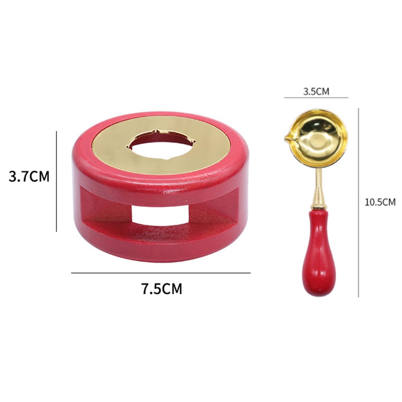 Seal Wax Melting Furnace Tool Wax Seal Spoon Holder for Envelope  Red